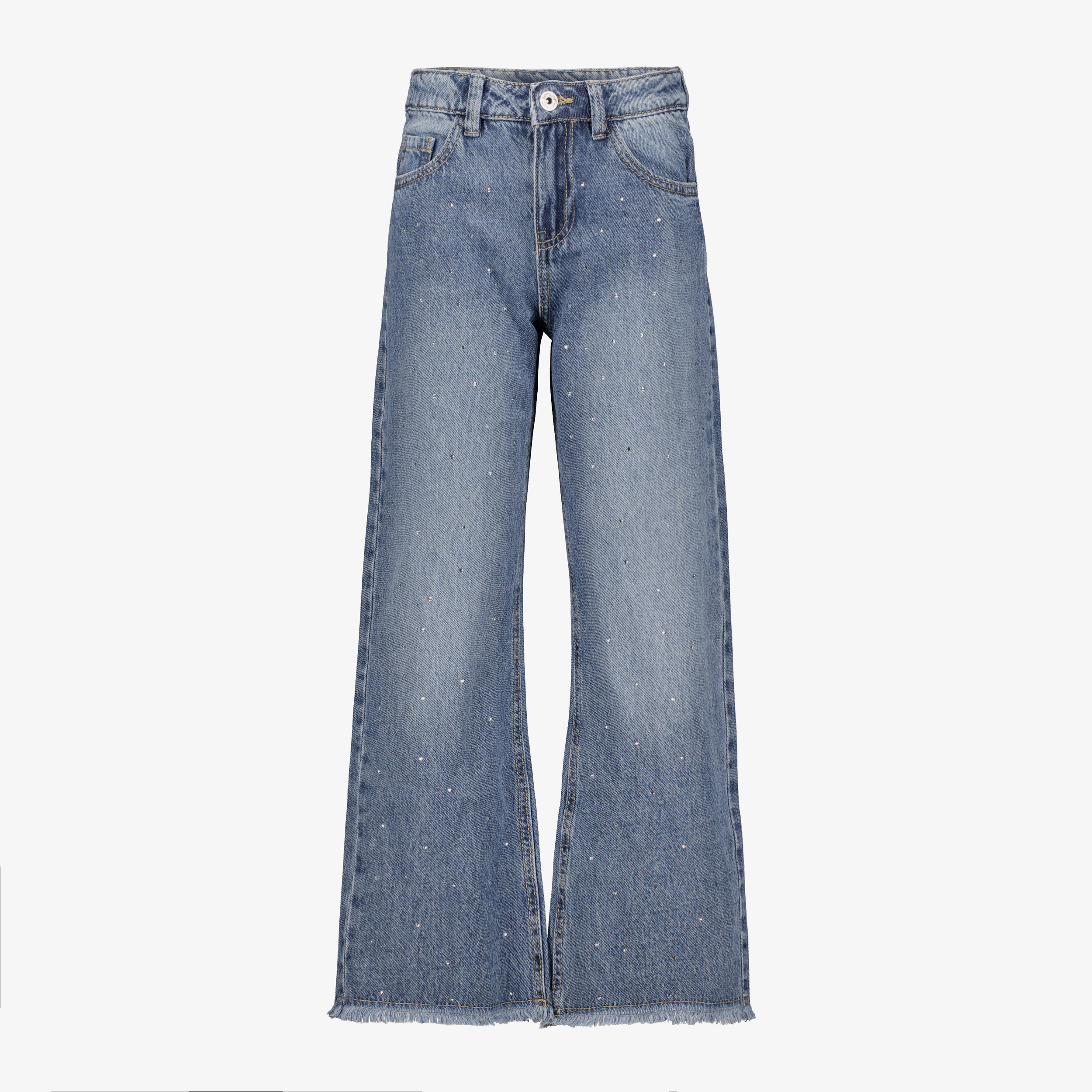 MyWay meisjes wide leg jeans met strass steentjes broeken & shorts