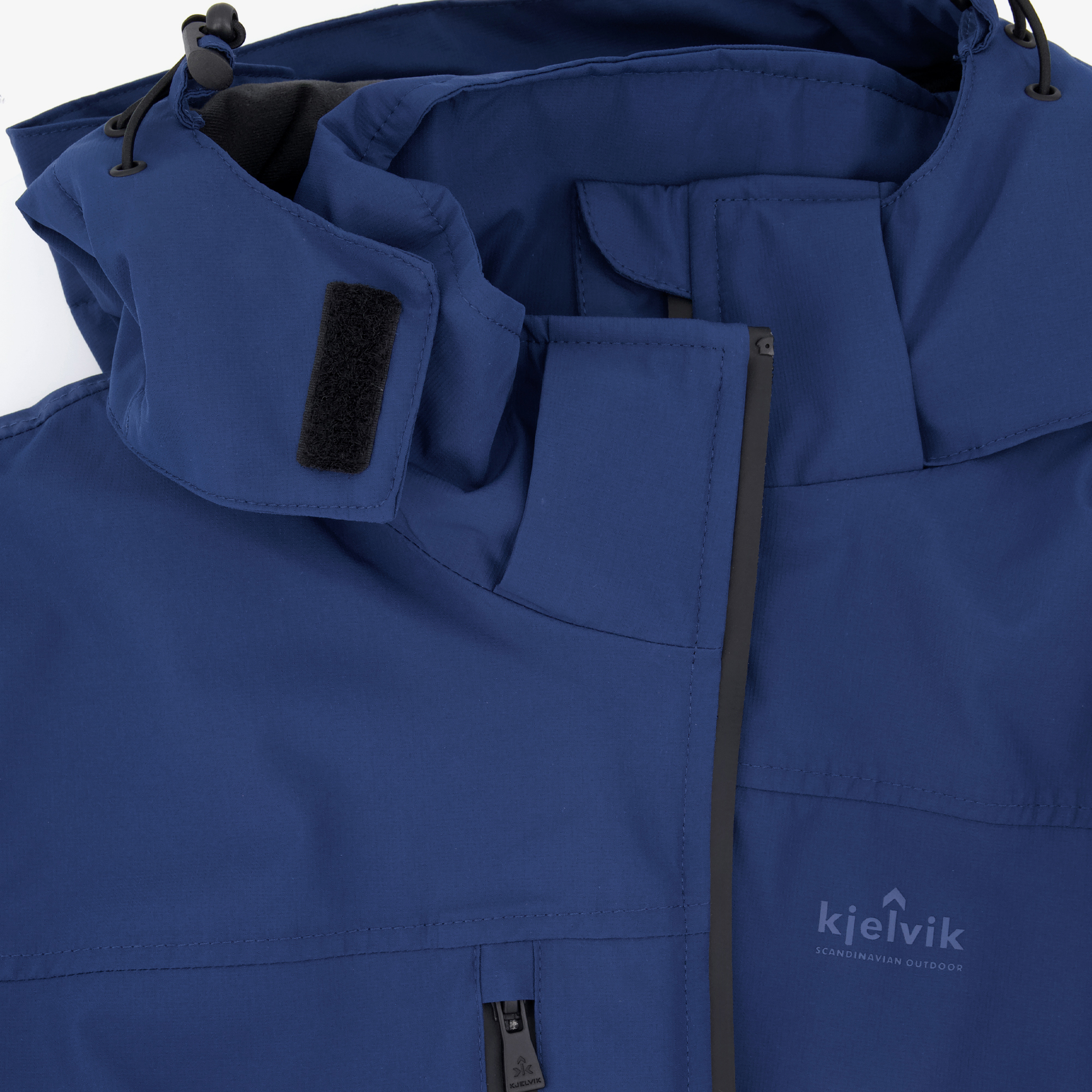 Kjelvik waterdichte heren regenjas blauw jassen – foto 3