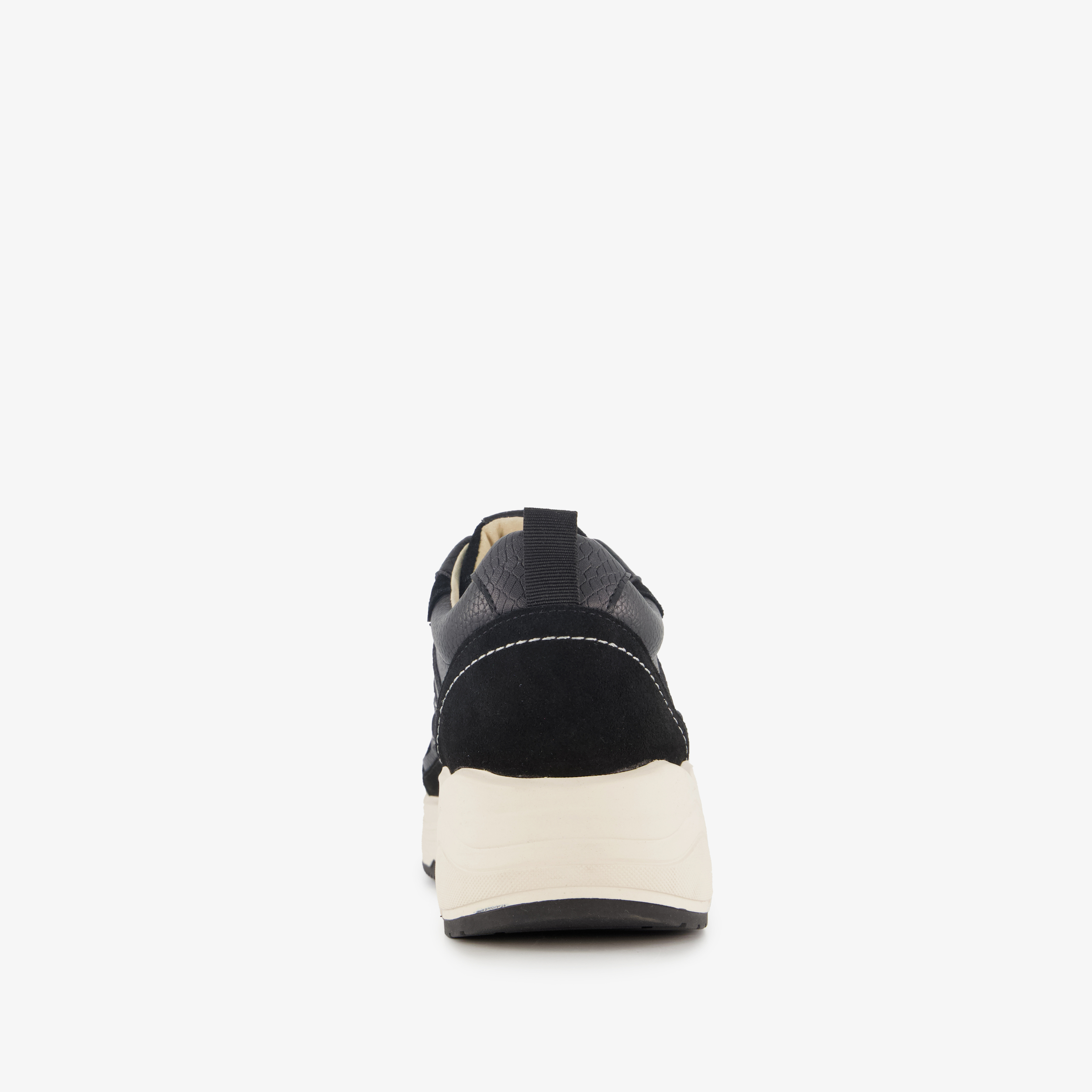 Hush Puppies leren dames sneakers zwart – foto 2