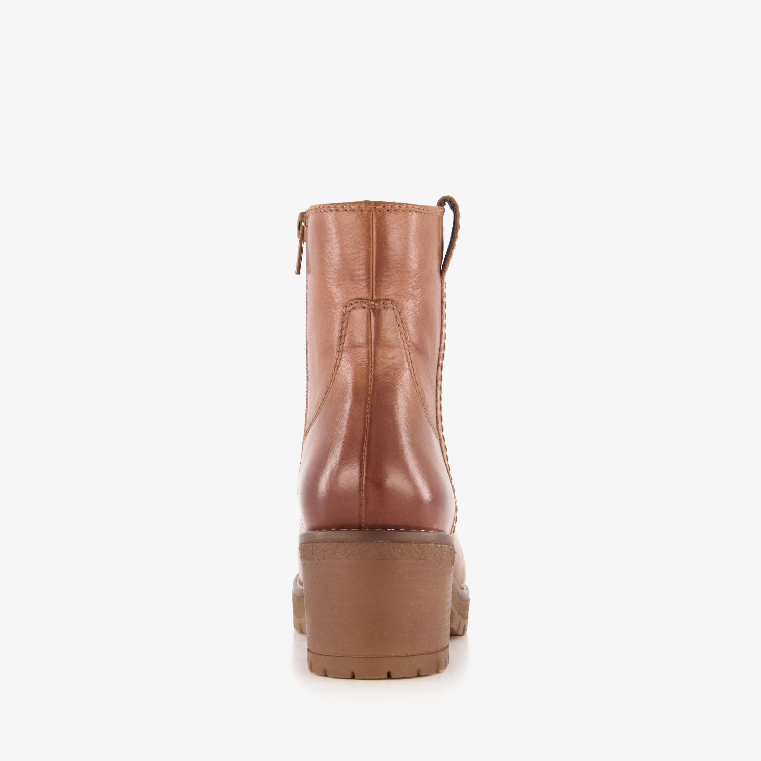 Harper leren dames boots cognac enkellaarzen – foto 2