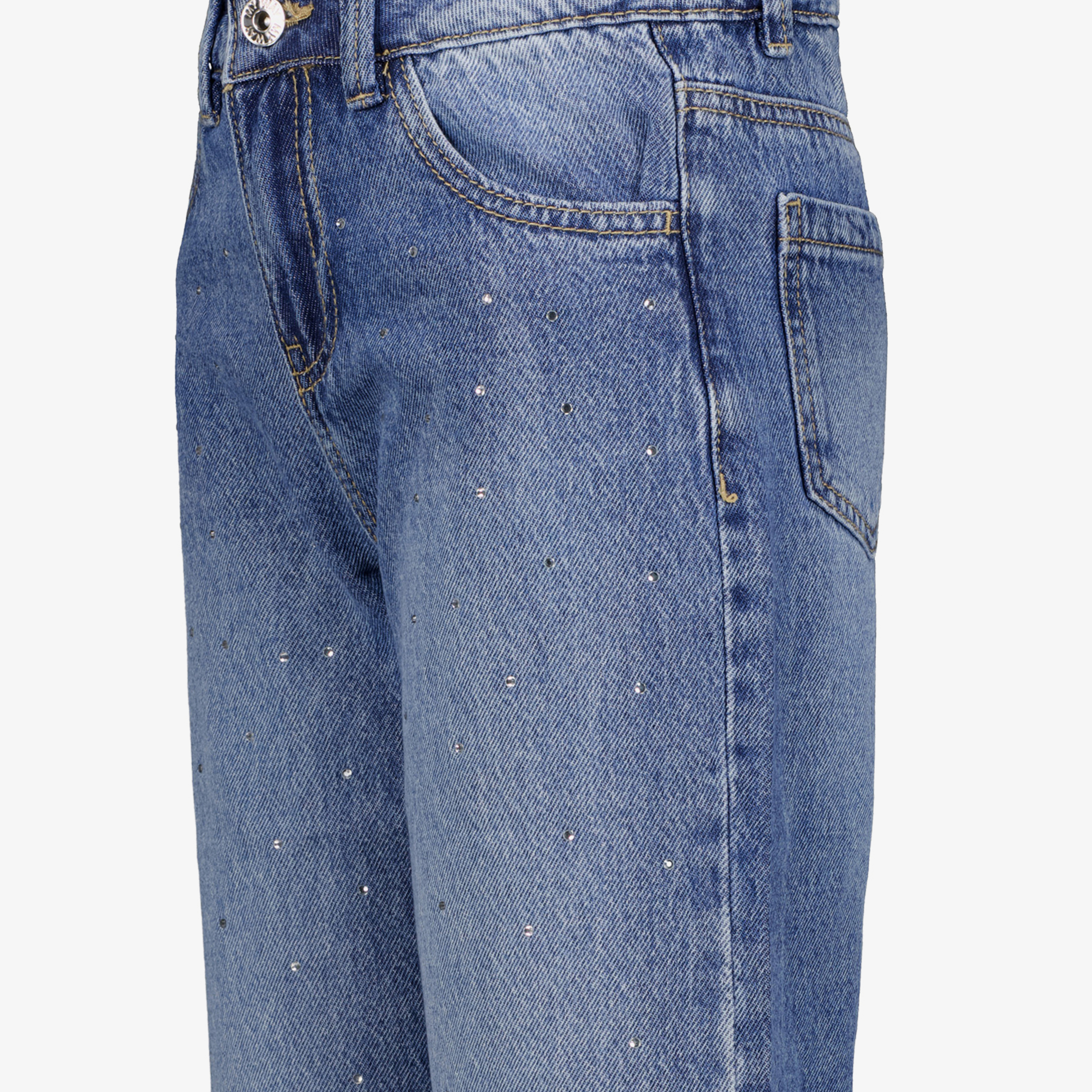 MyWay meisjes wide leg jeans met strass steentjes broeken & shorts – foto 2