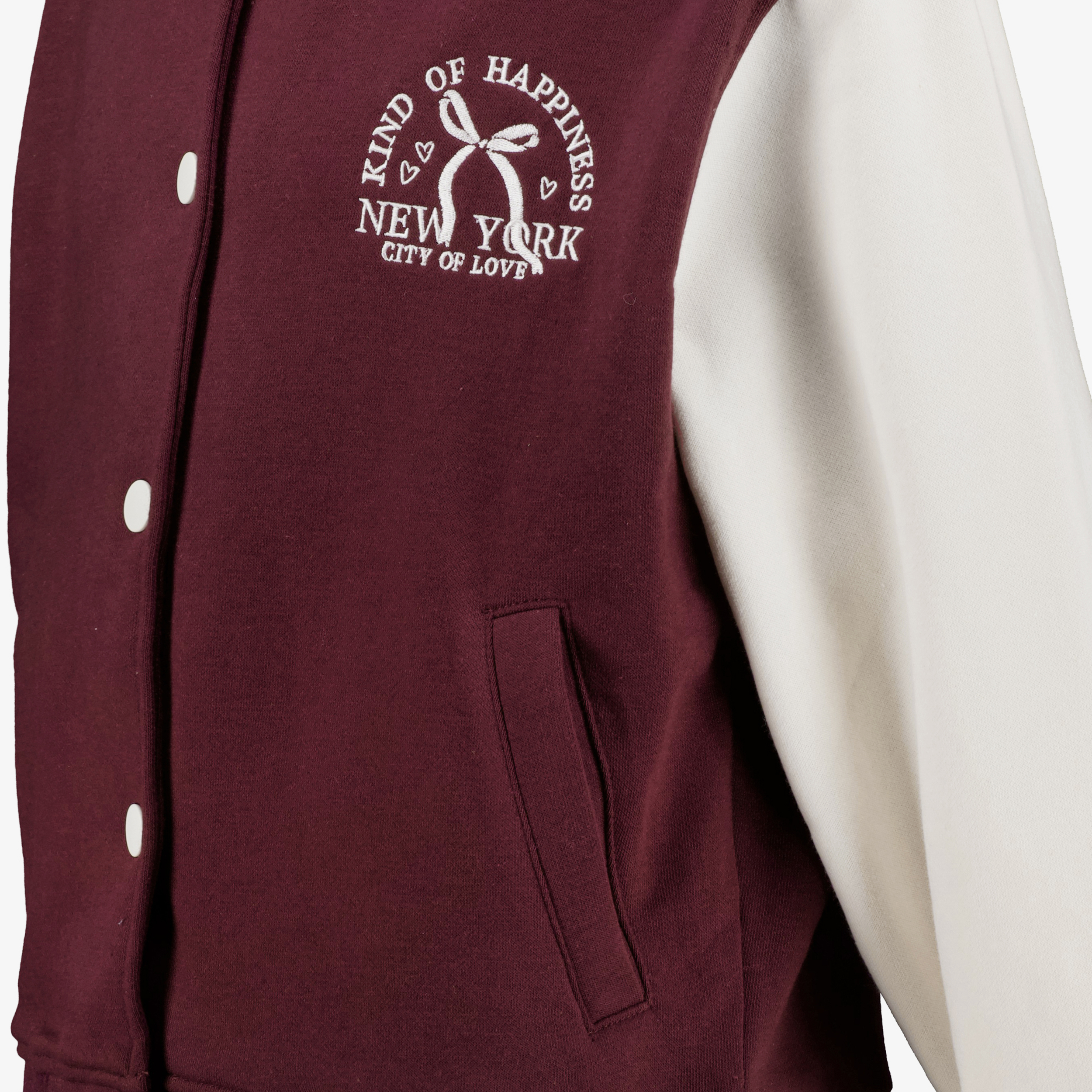 TwoDay meisjes baseball vest bordeaux rood truien & vesten – foto 2