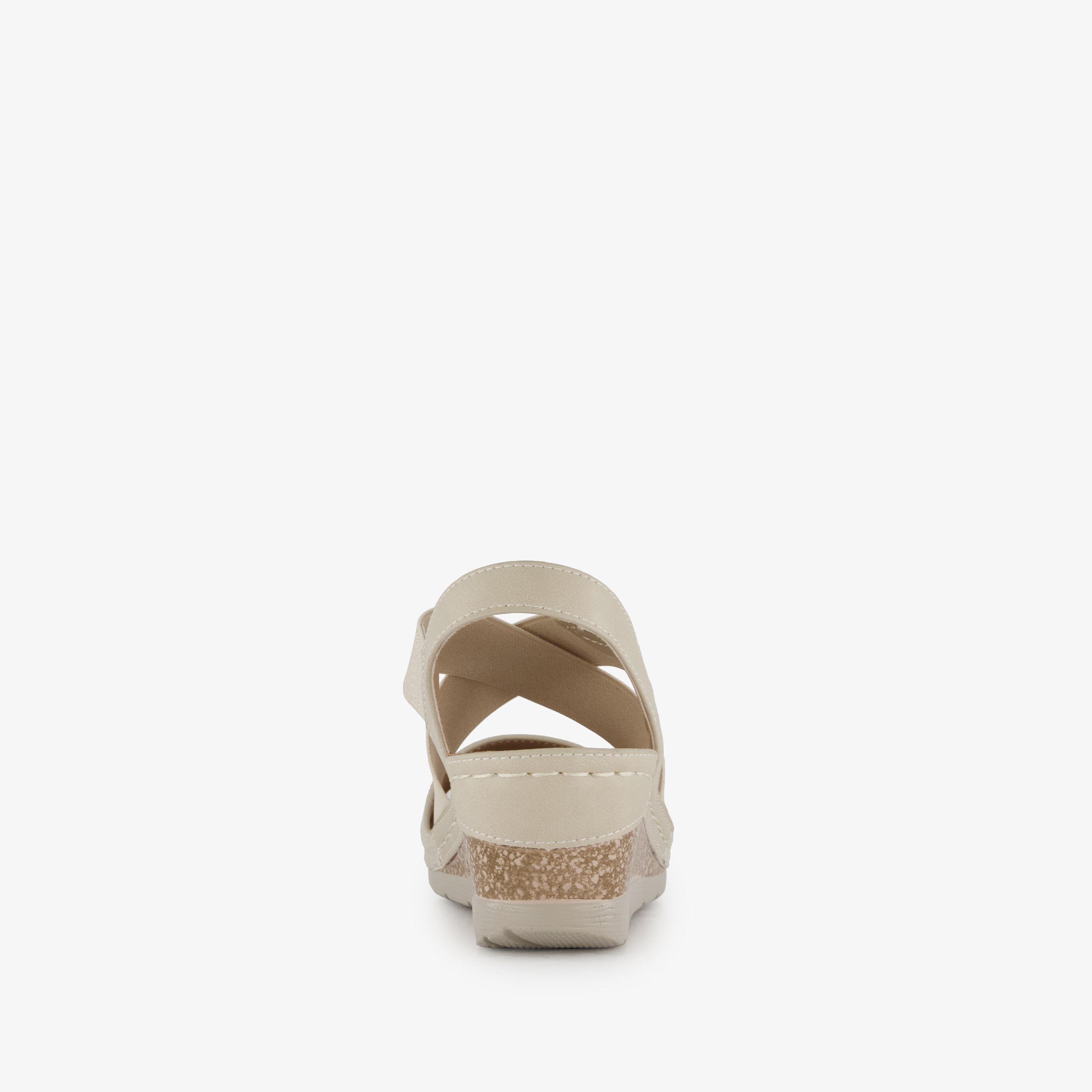 Natuform dames sandalen met sleehak beige – foto 2