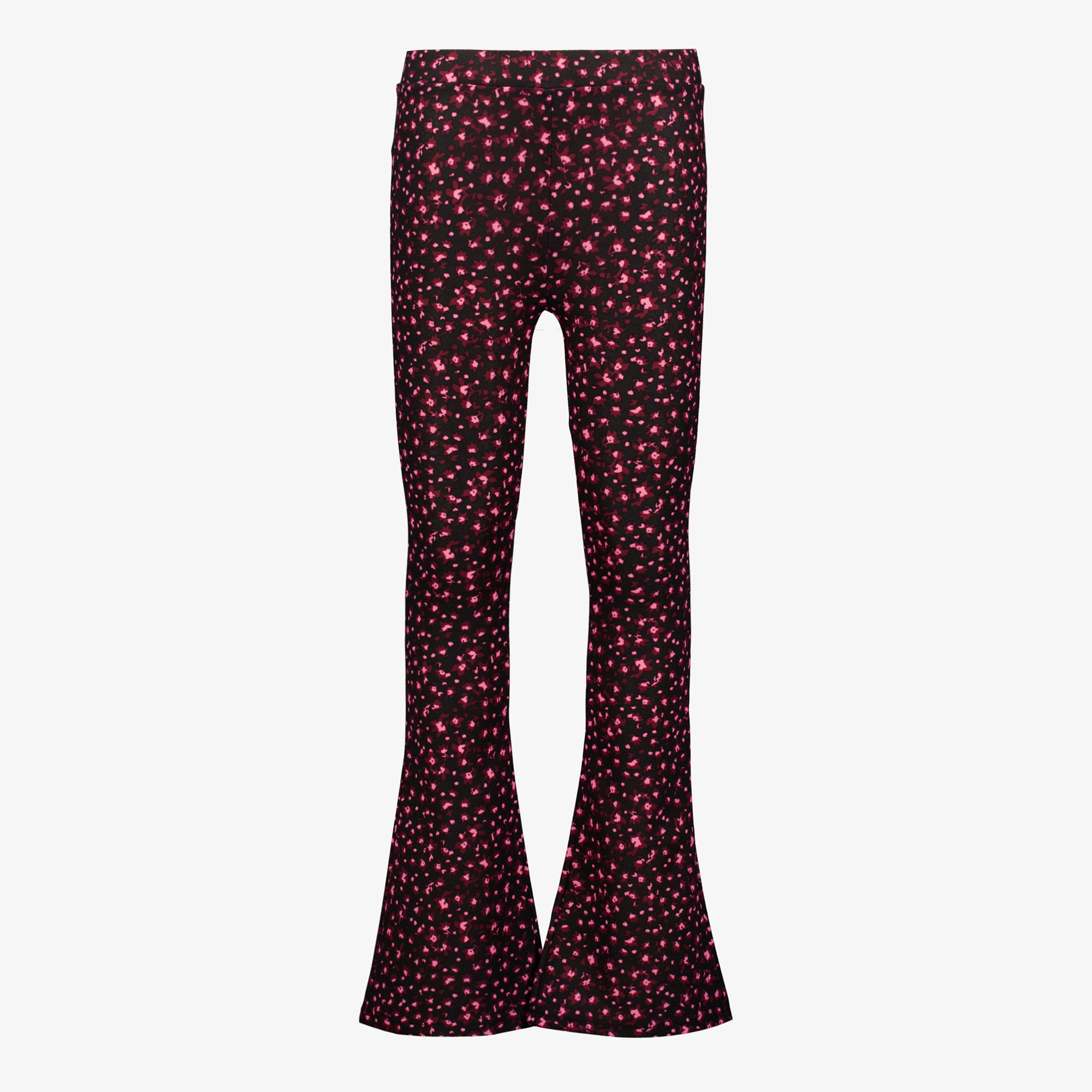 TwoDay flared meisjes broek met roze bloemen