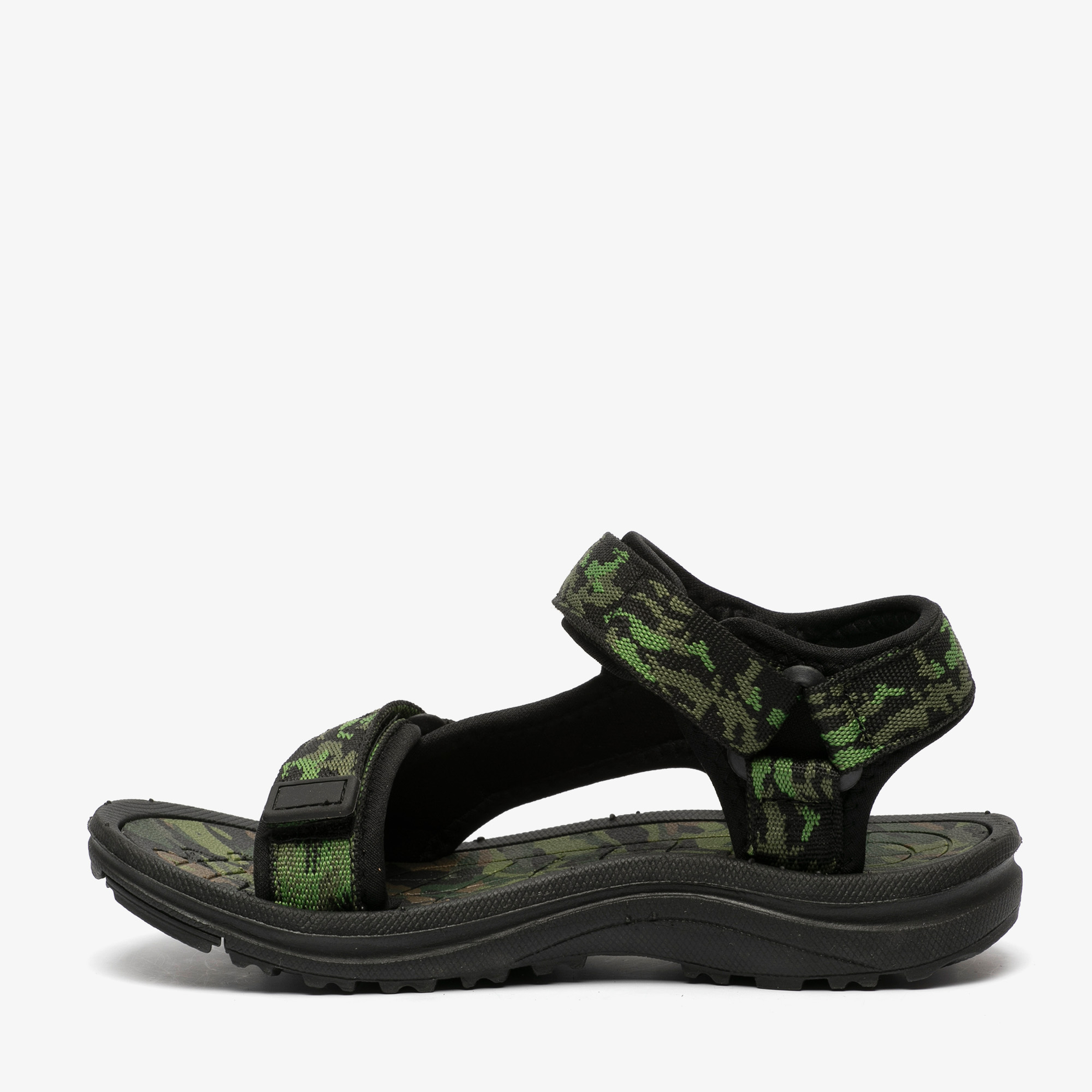 Scapino jongens sandalen met camouflageprint zwart – foto 2