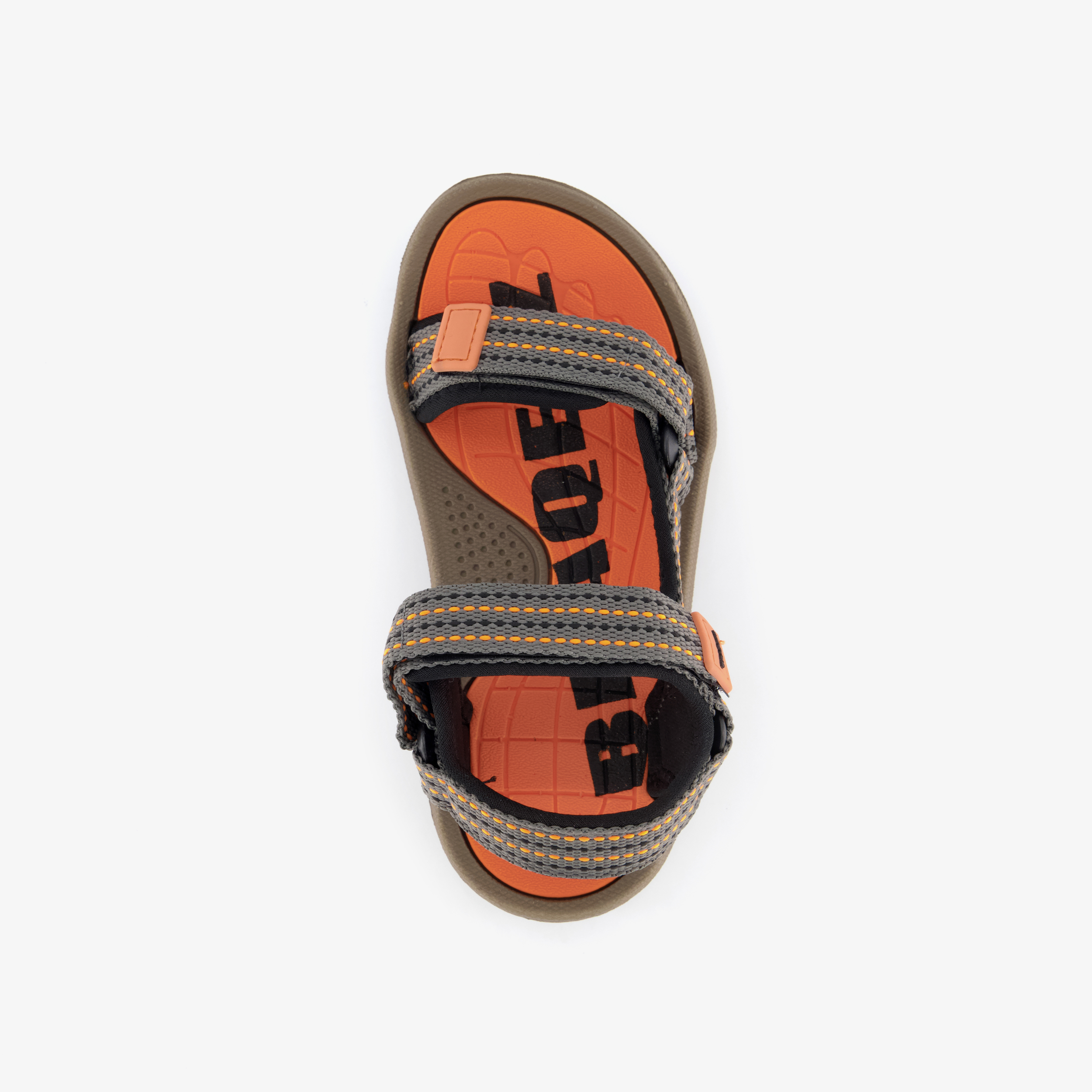 Braqeez jongens sandalen zwart oranje – foto 4