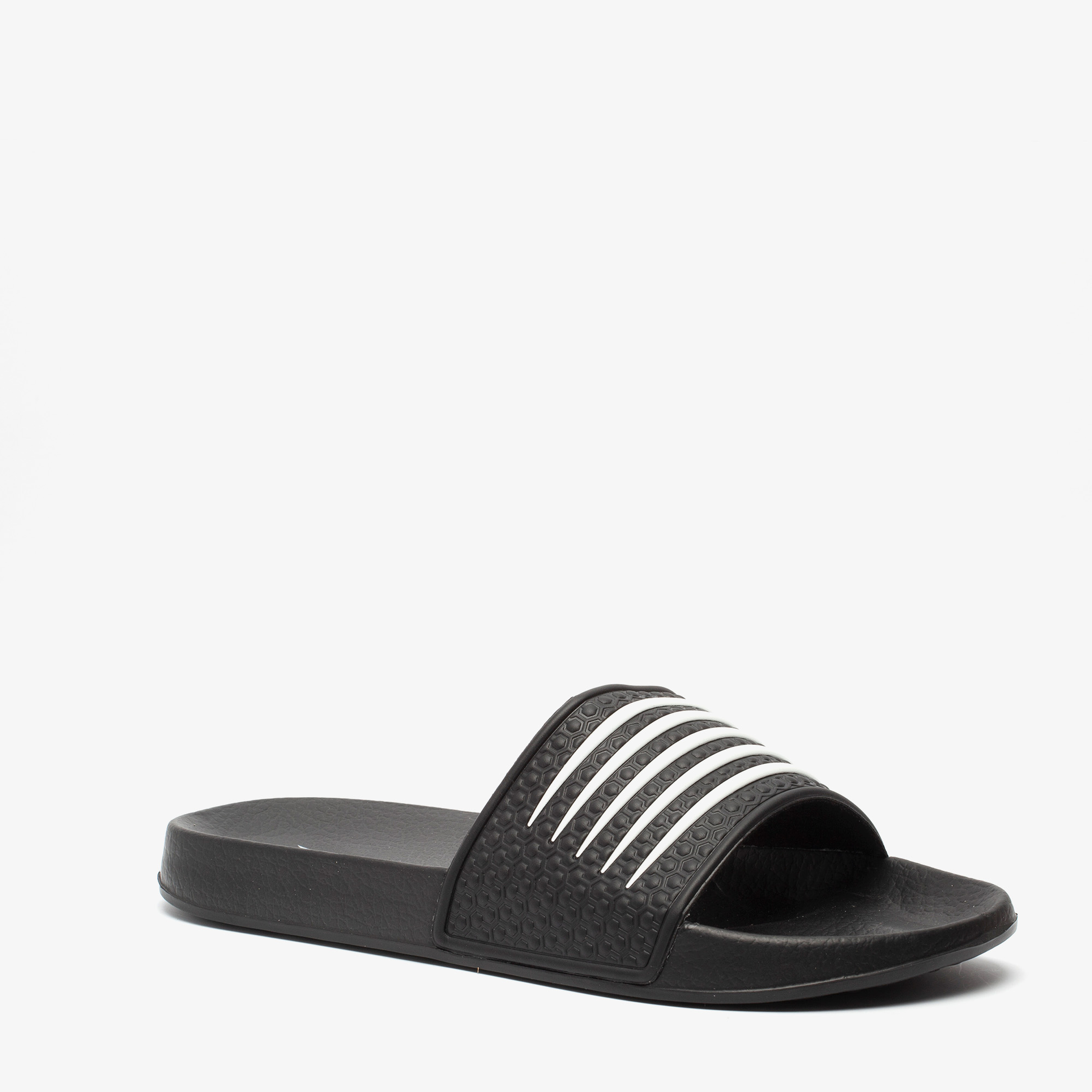 Dutchy heren badslippers zwart