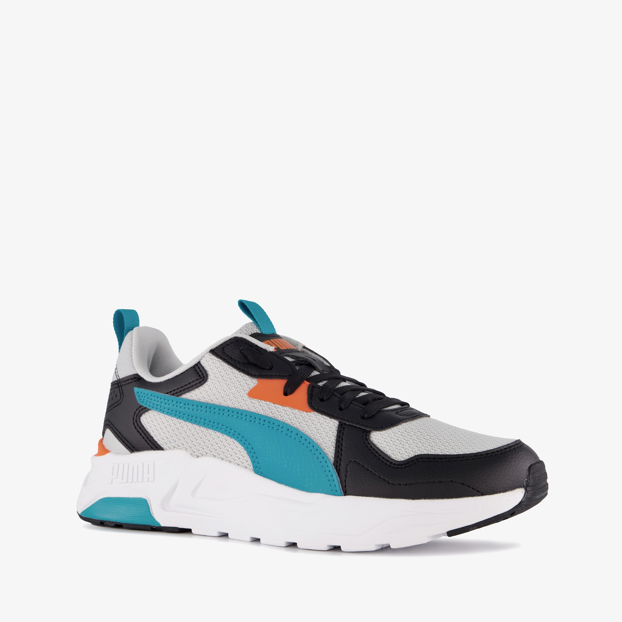 Puma Trinity Lite  kinder sneakers grijs blauw