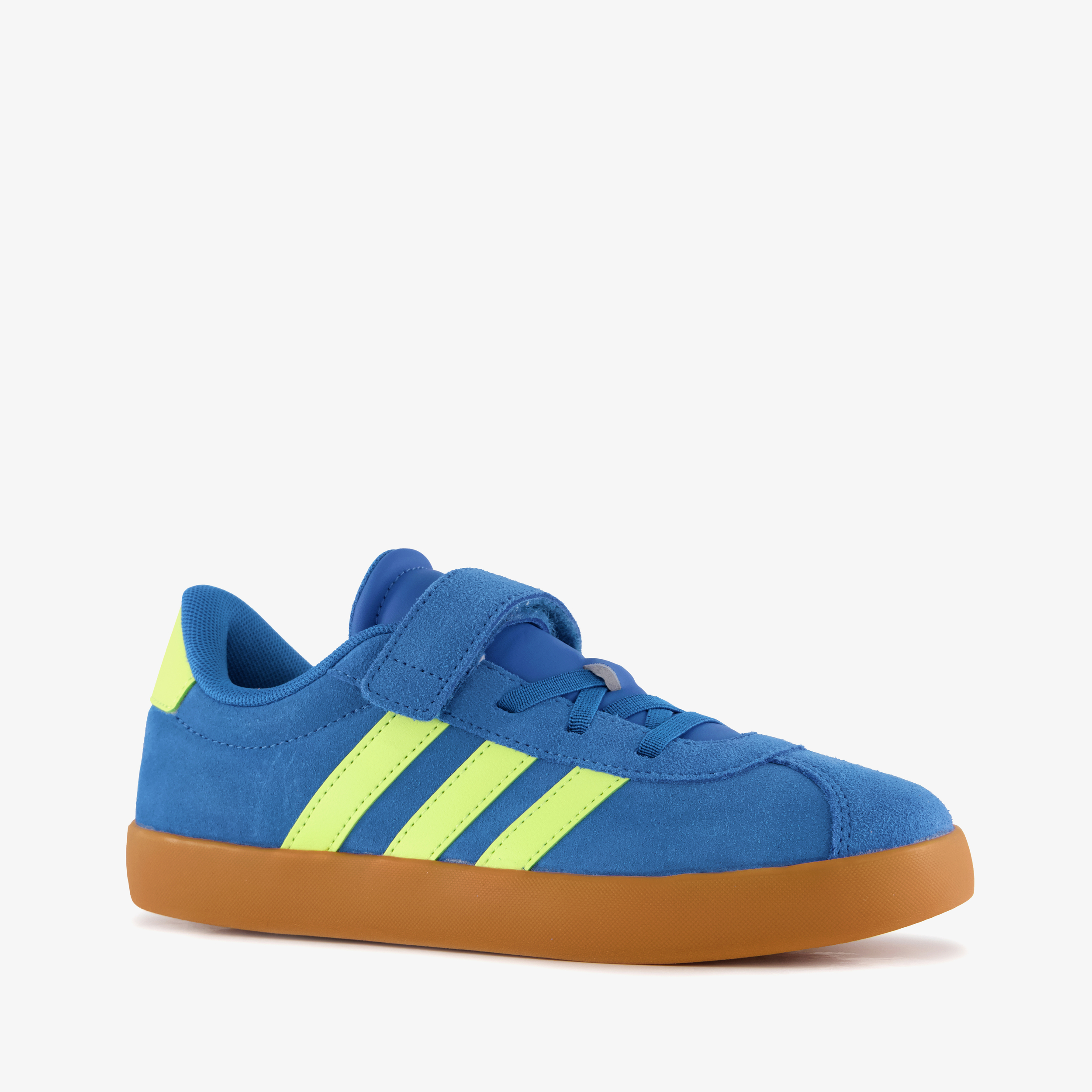 Adidas VL Court 3.0 meisjes sneakers blauw groen