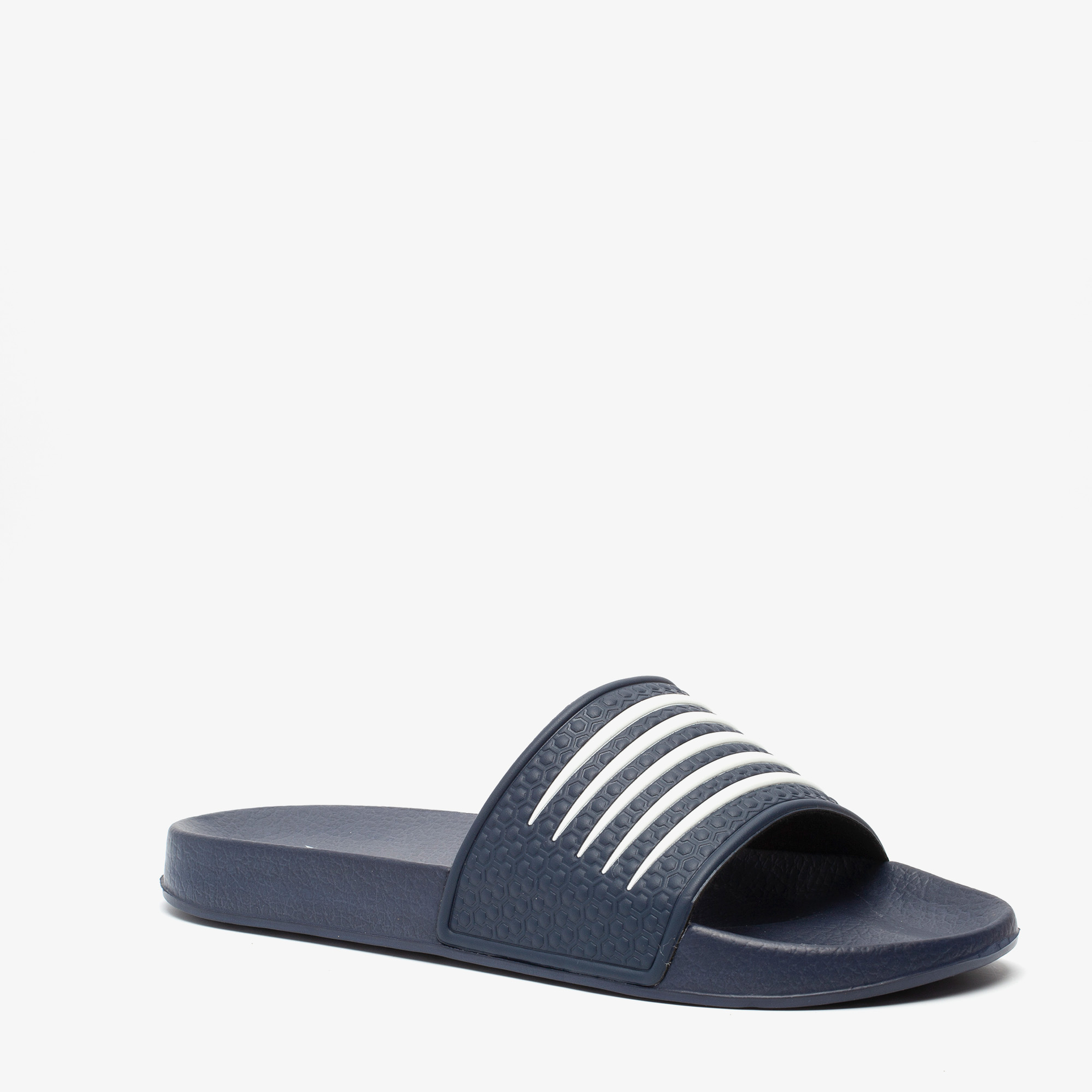 Dutchy heren badslippers donkerblauw