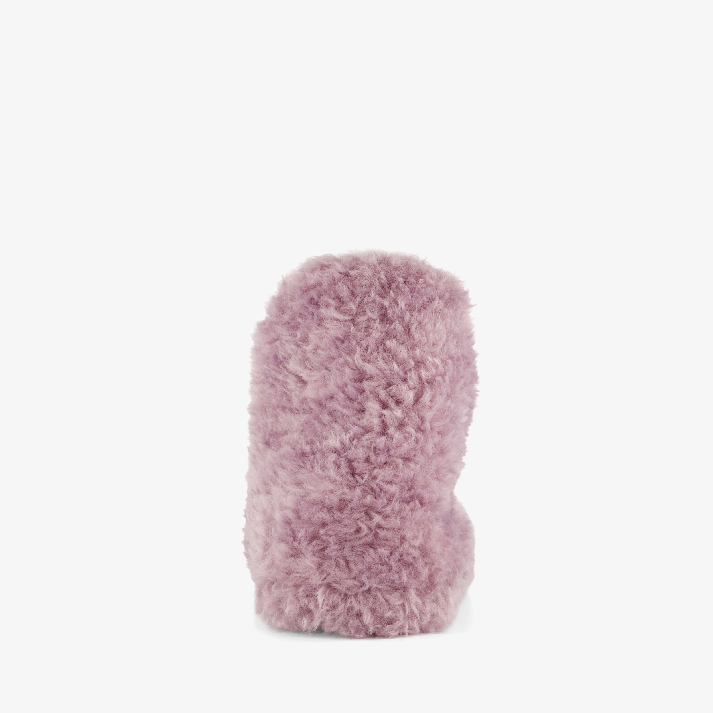 Thu!s hoge pluche dames pantoffels lila – foto 2