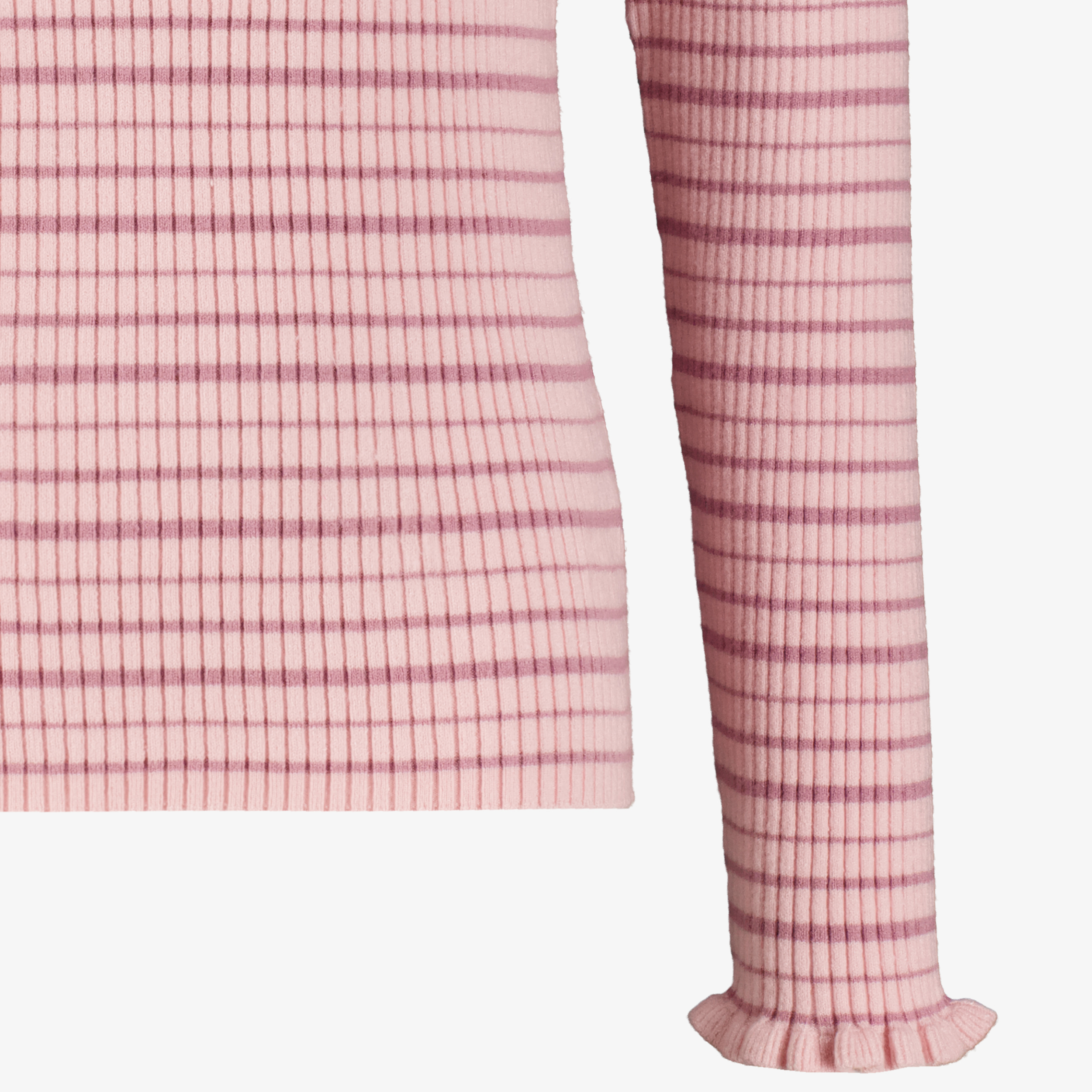 Name IT Vianna geribde meisjes top met strepen roze lila t-shirts & tops – foto 2