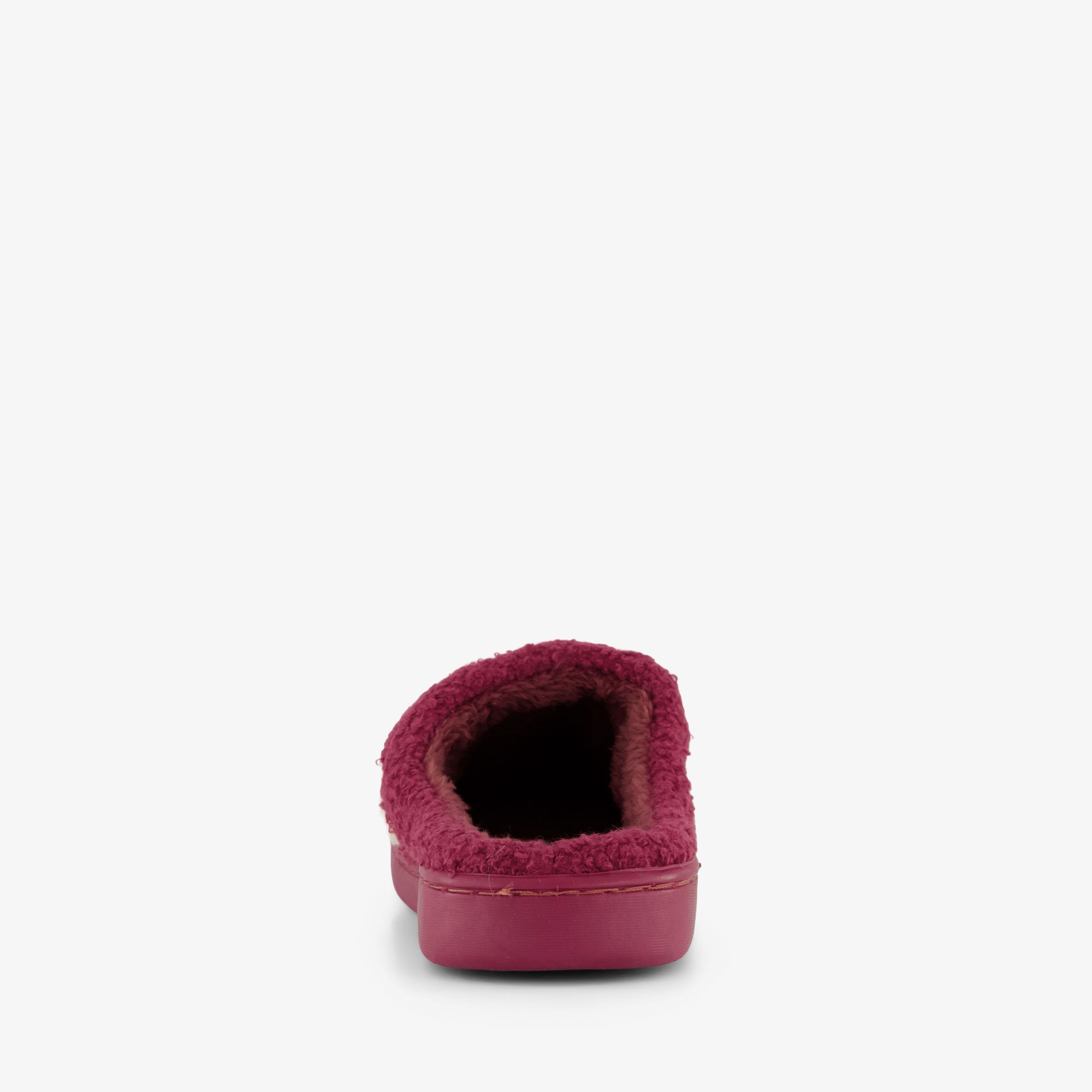 Thu!s dames teddy instap pantoffels met hartjes roze – foto 2