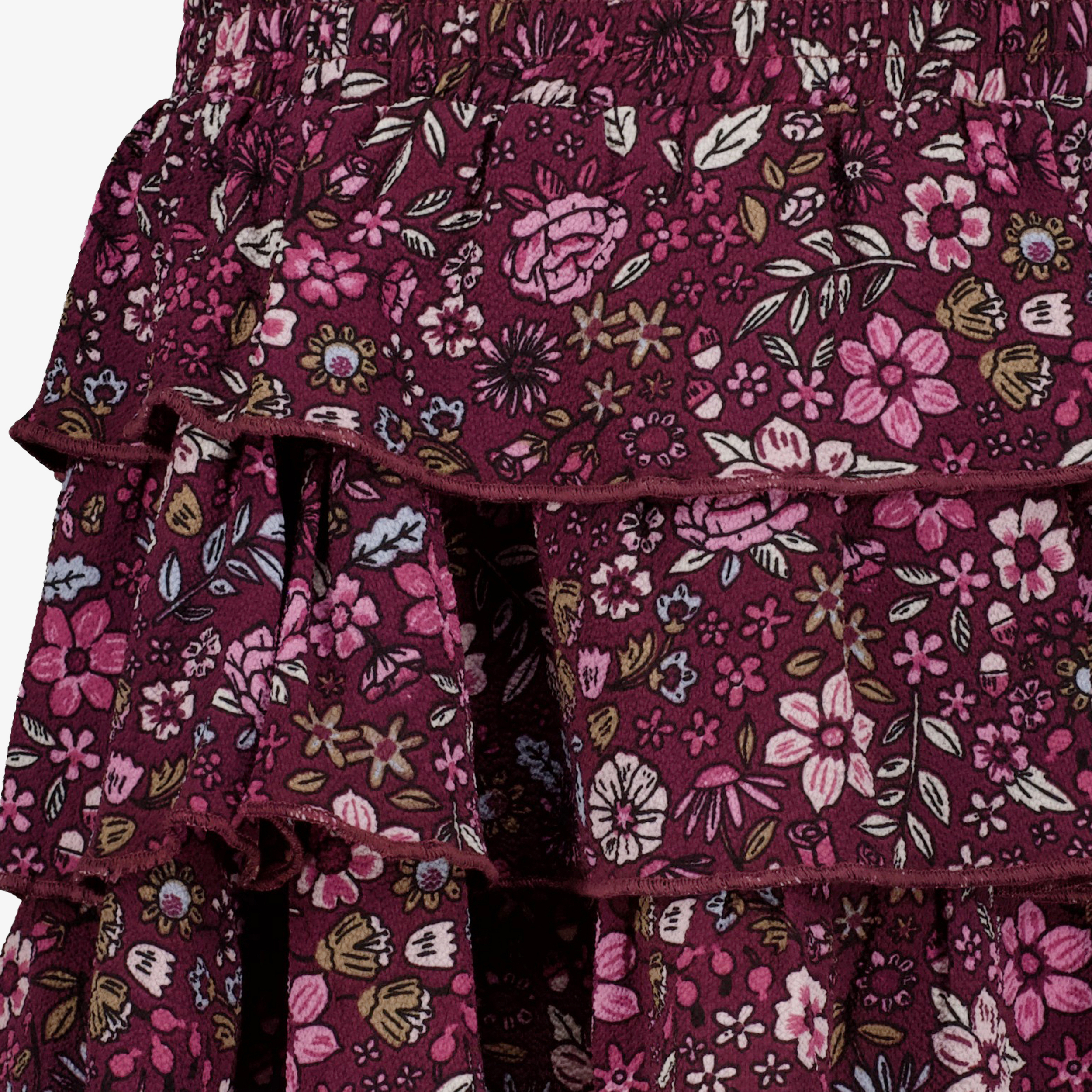 TwoDay meisjes rok met bloemenprint paars jurken & rokken – foto 2
