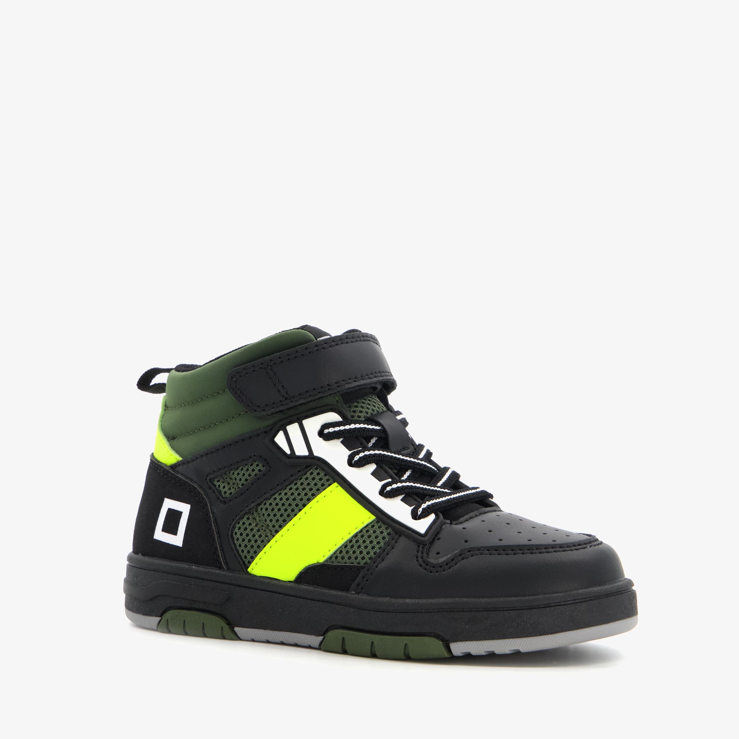 Blue Box jongens sneakers zwart groen