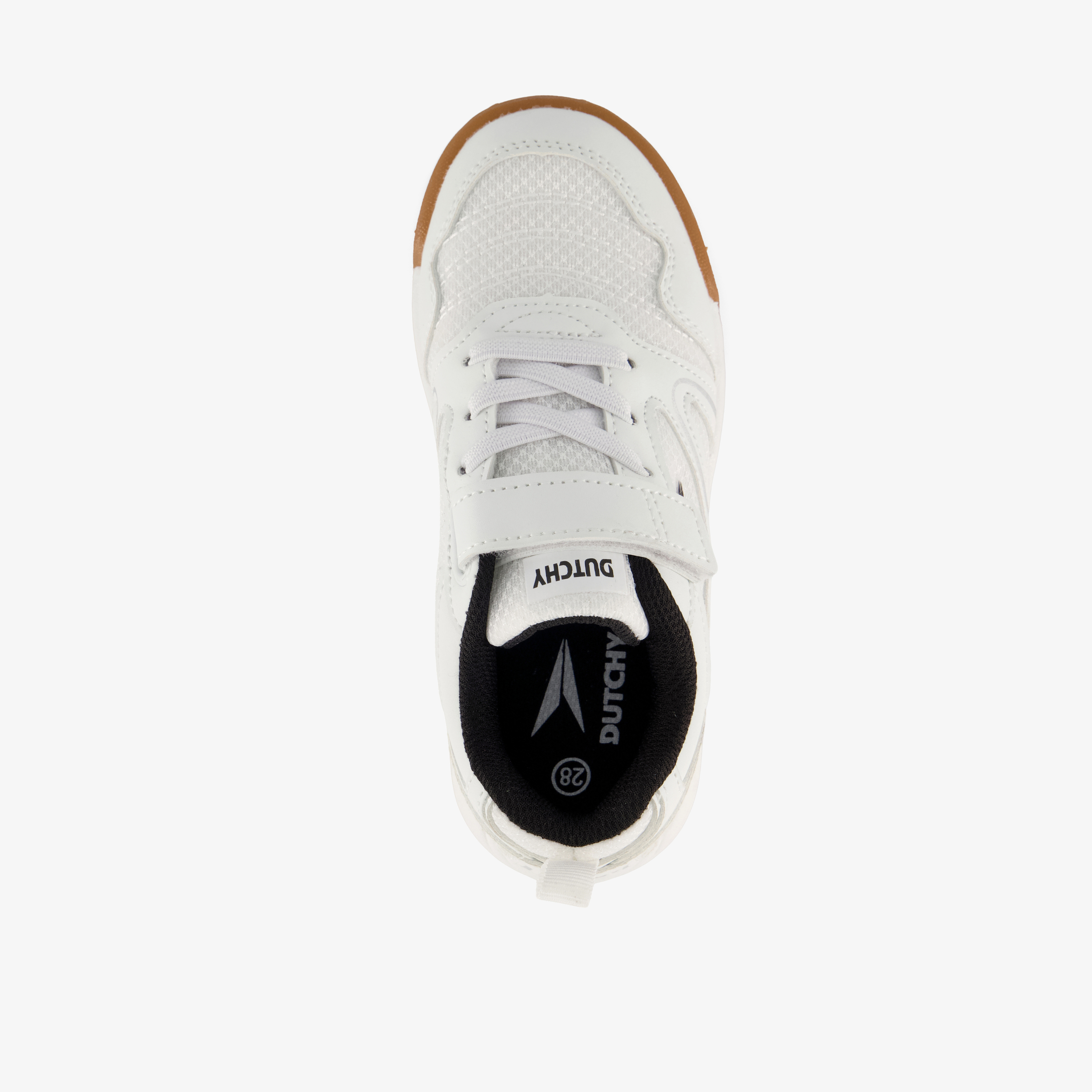 Dutchy Rebound kinder zaalschoenen IC wit meisjes – foto 4