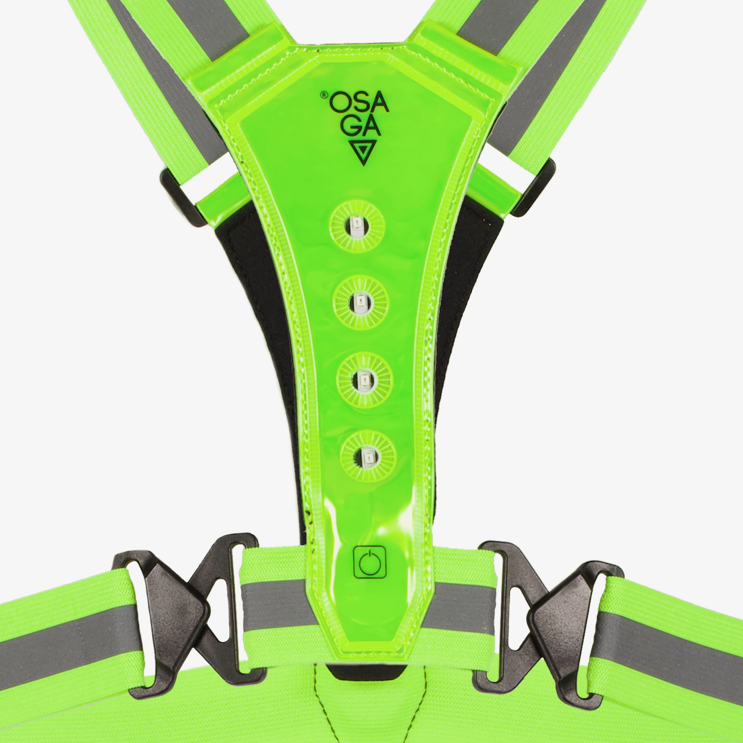 Osaga hardloop reflectievest met led lampjes geel dames truien & vesten – foto 2