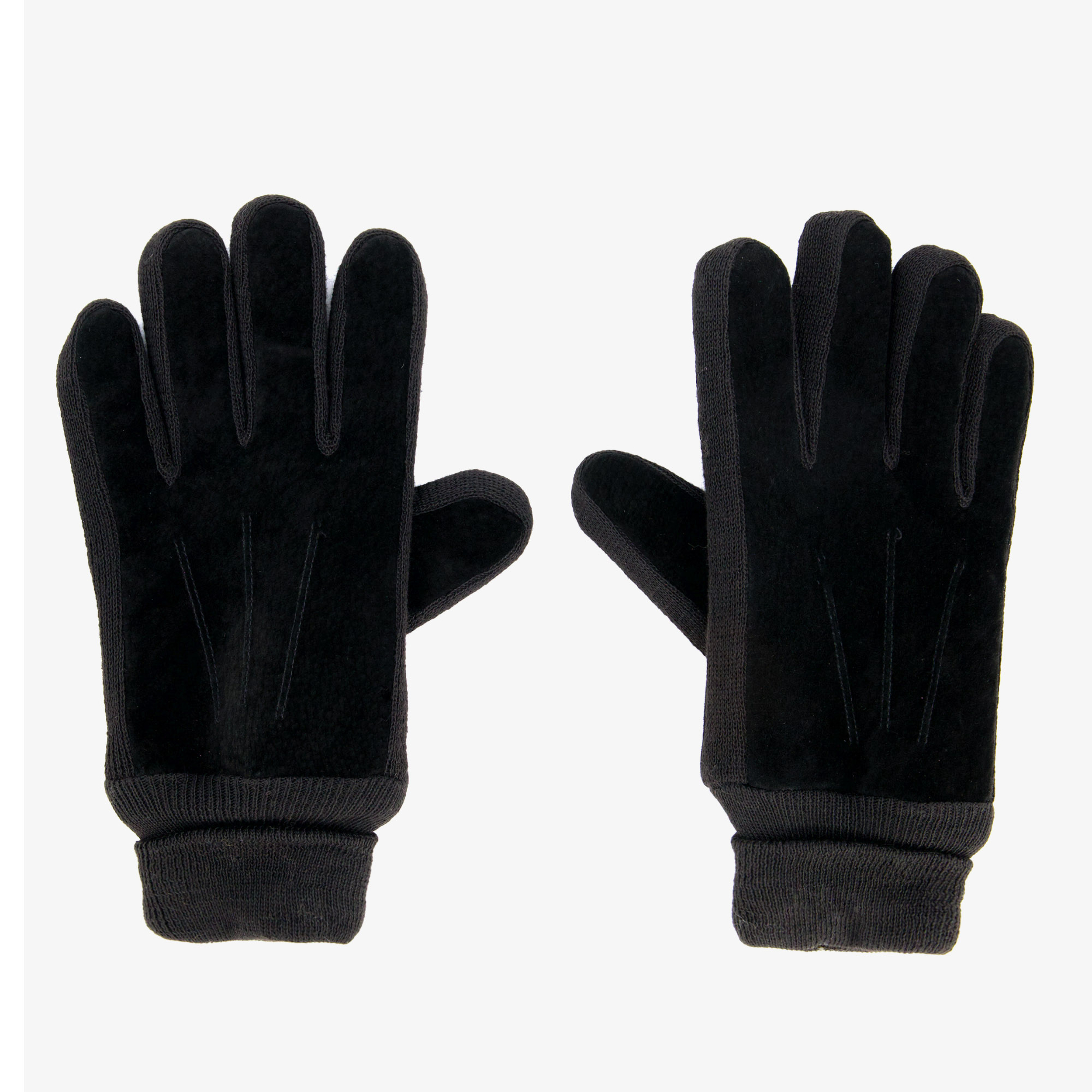 Scapino heren handschoenen zwart leer sjaals, mutsen & handschoenen