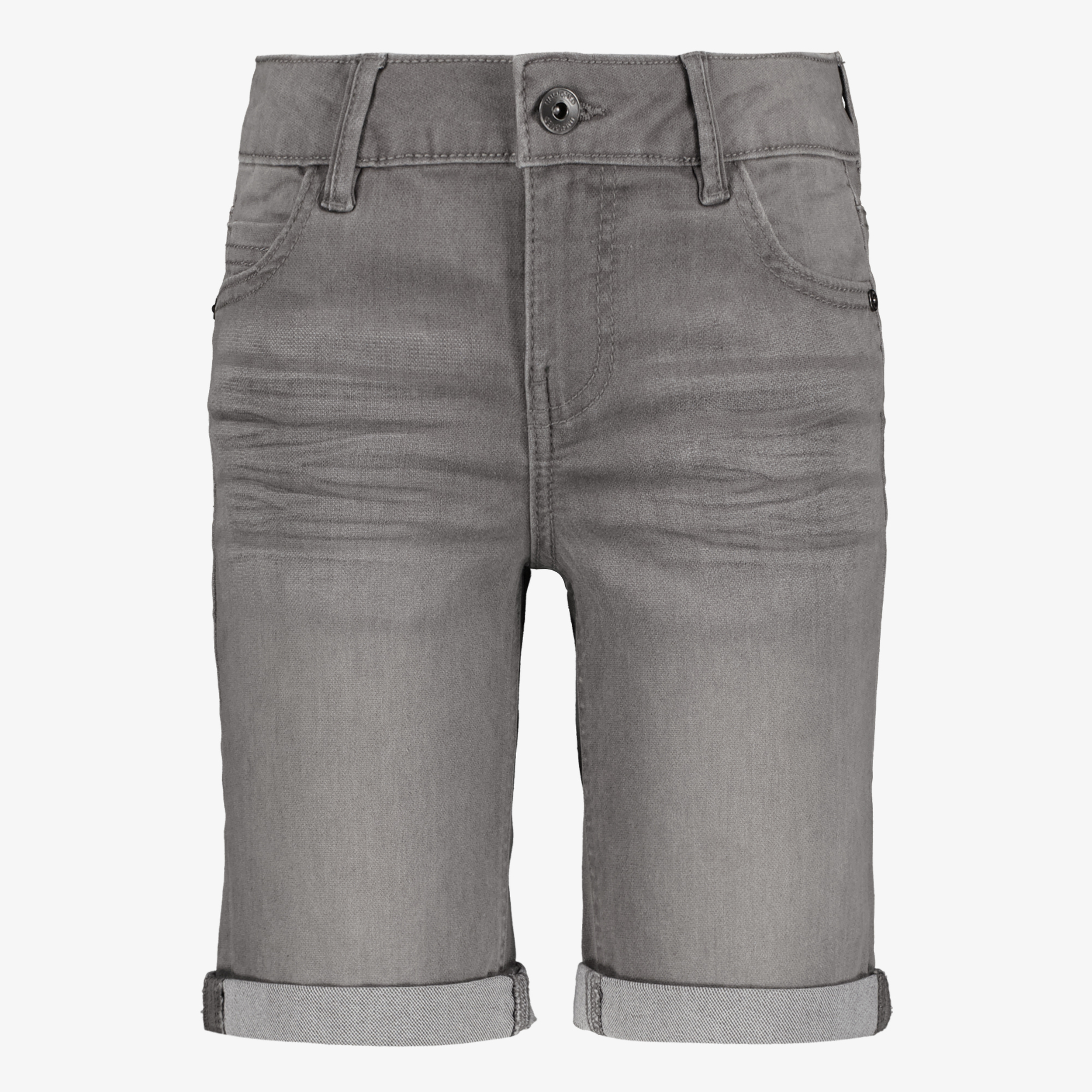 Unsigned jongens denim short grijs