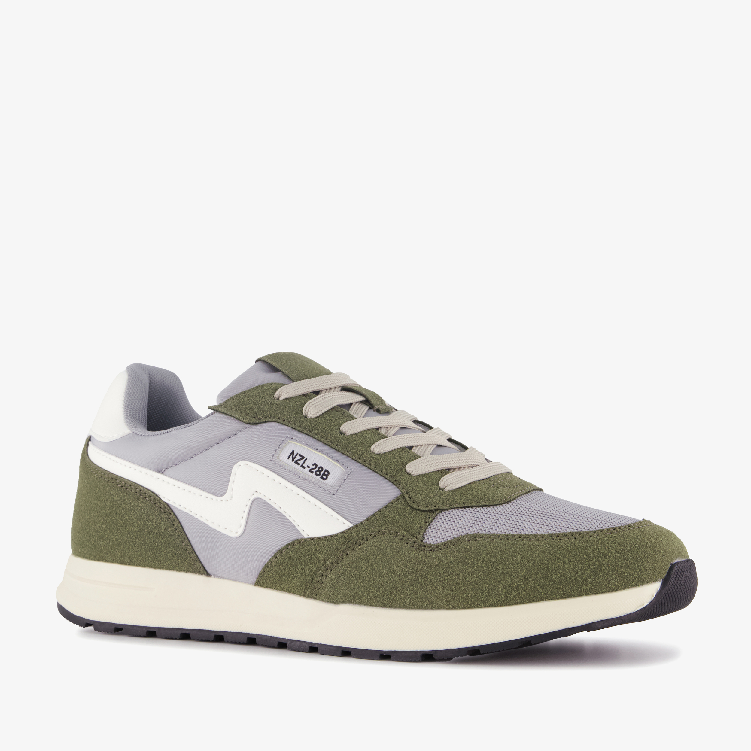 Blue Box heren sneakers groen grijs