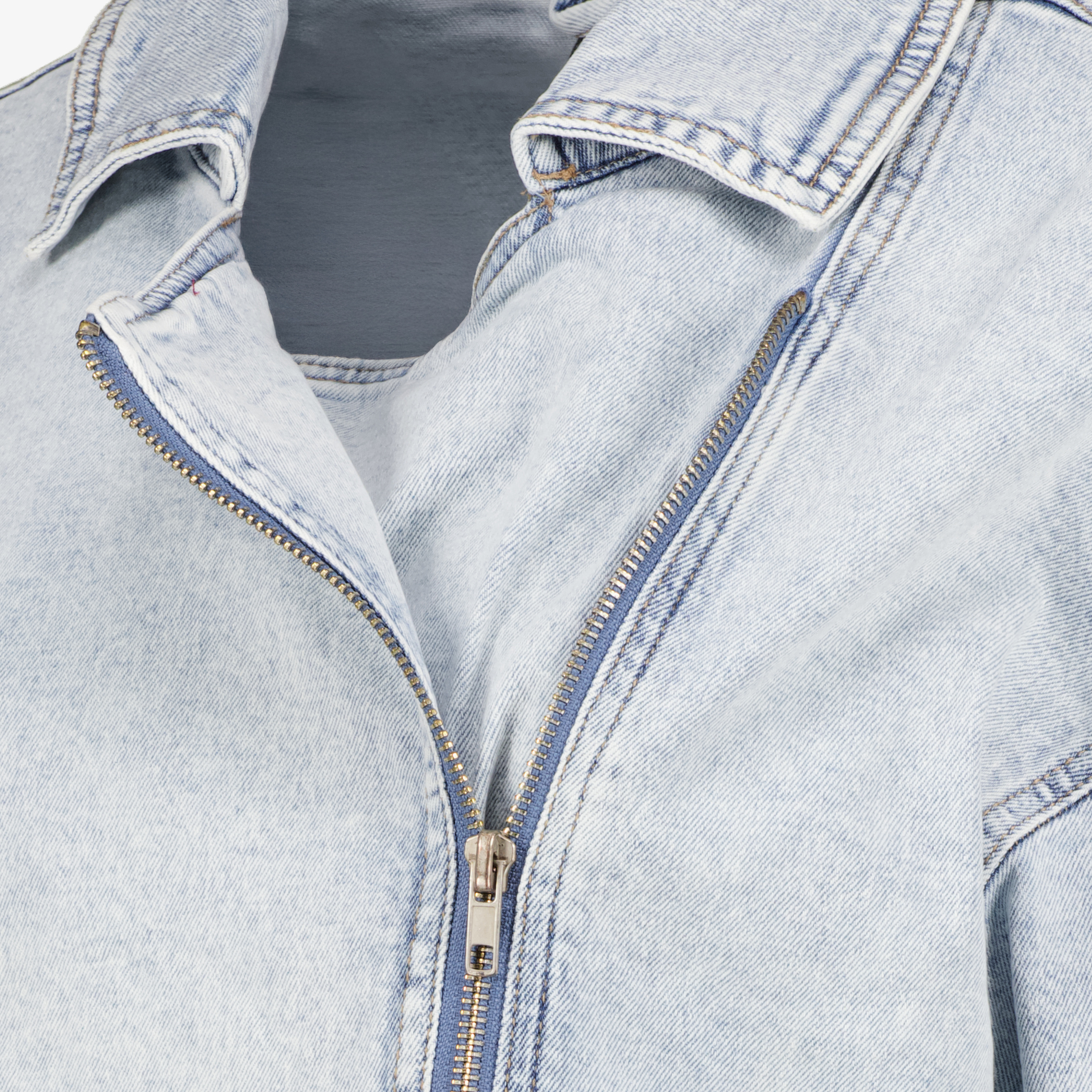 TwoDay dames denim spijkerjas blauw jassen – foto 3