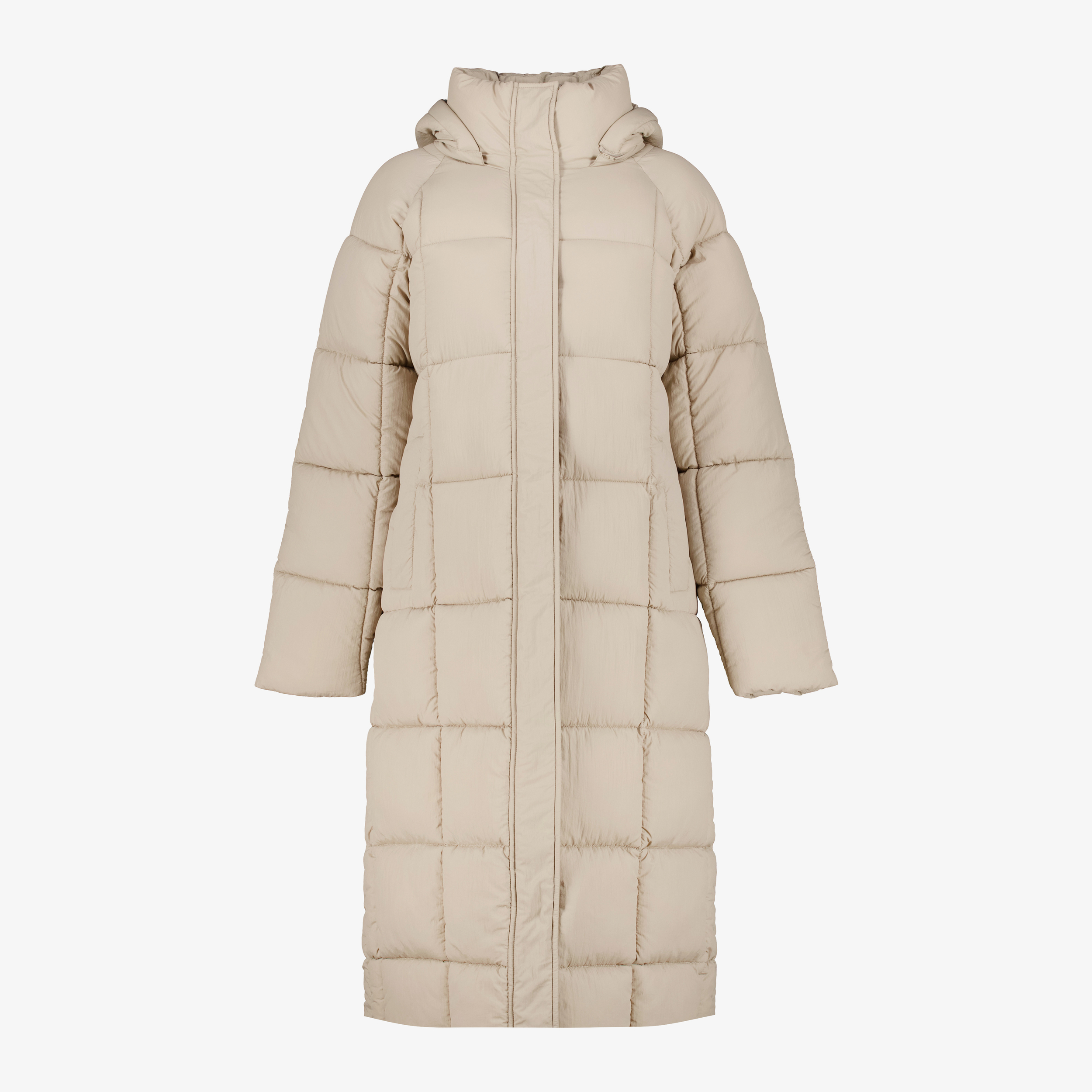 TwoDay gewatteerde dames winterjas beige jassen