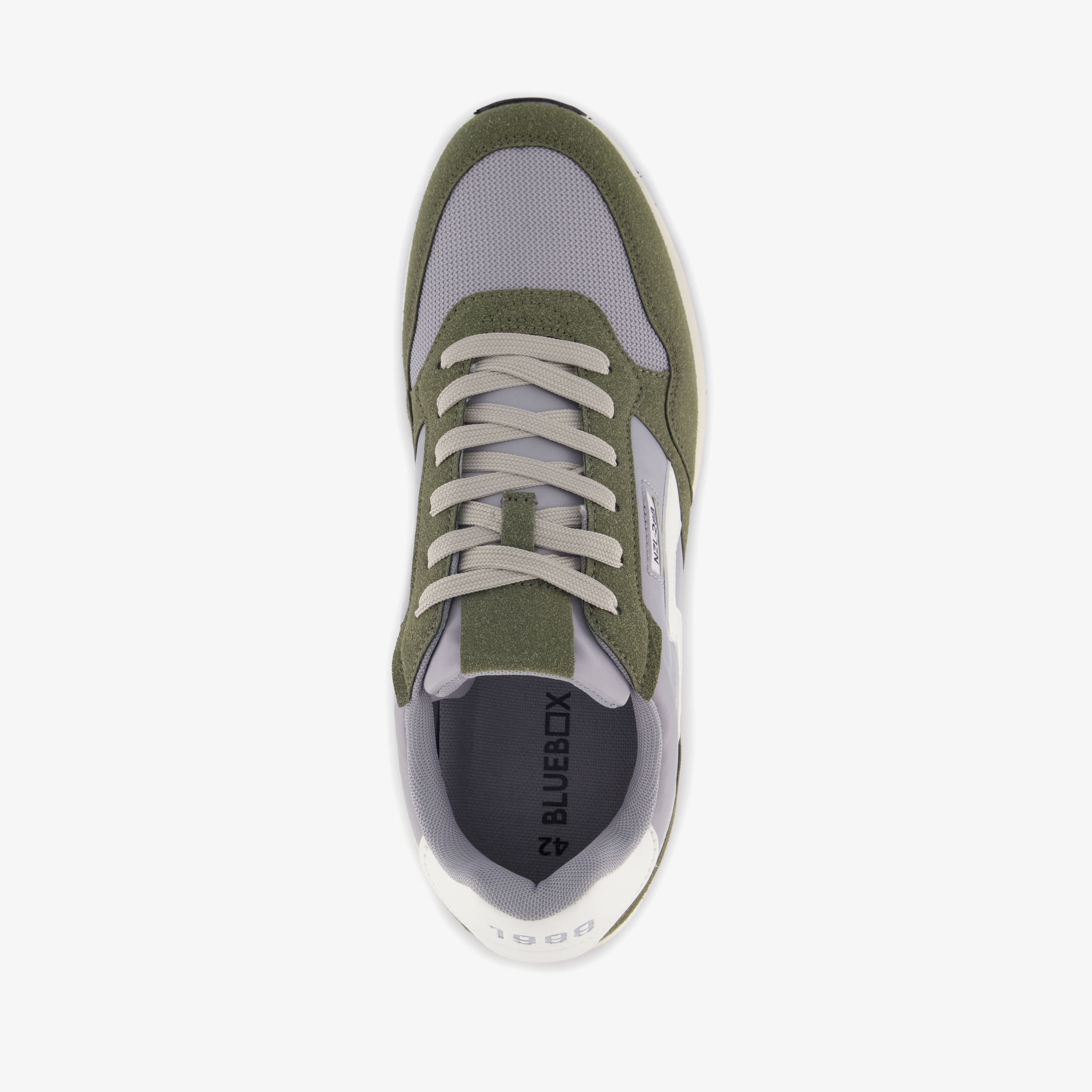 Blue Box heren sneakers groen grijs – foto 4