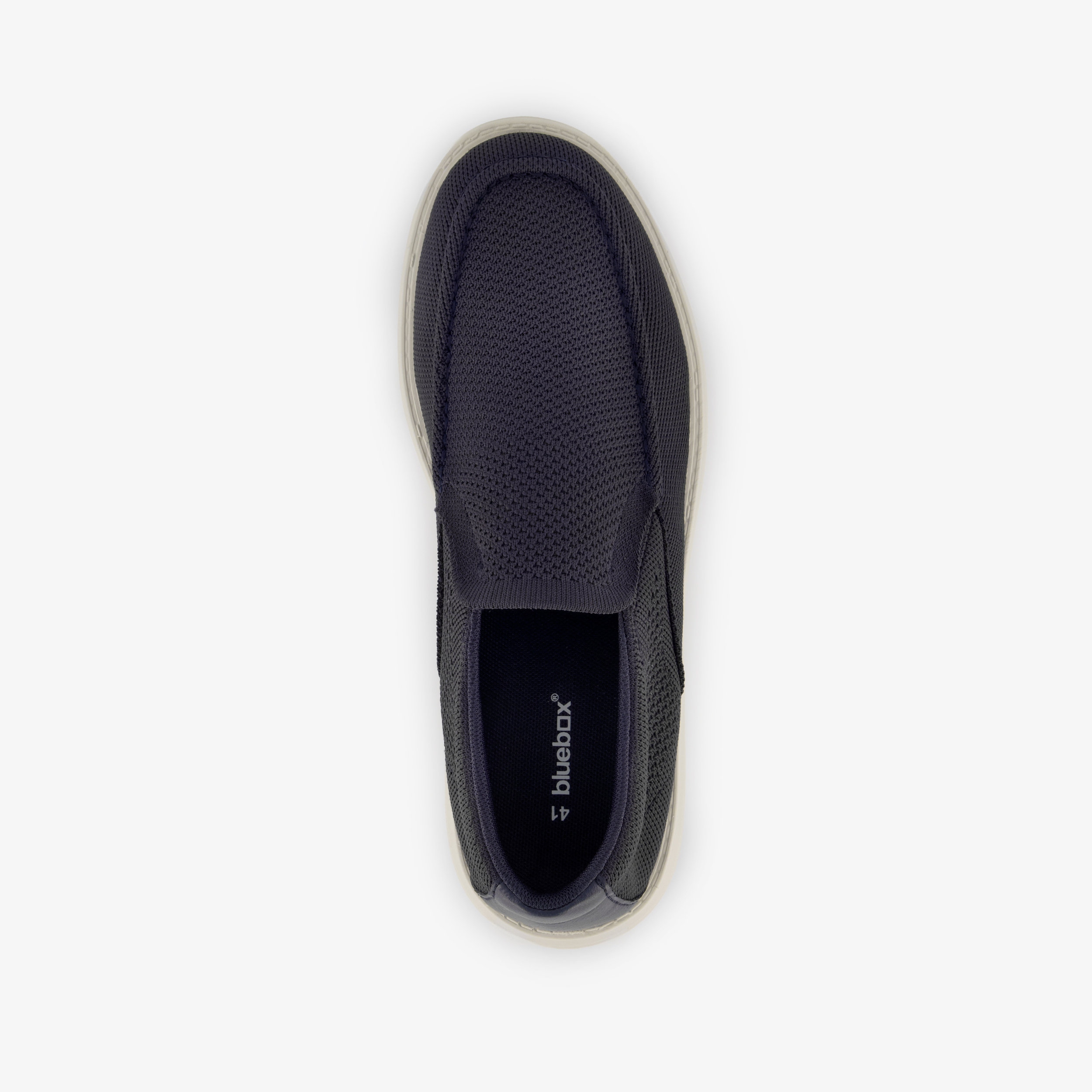 Blue Box heren instappers blauw sneakers – foto 4