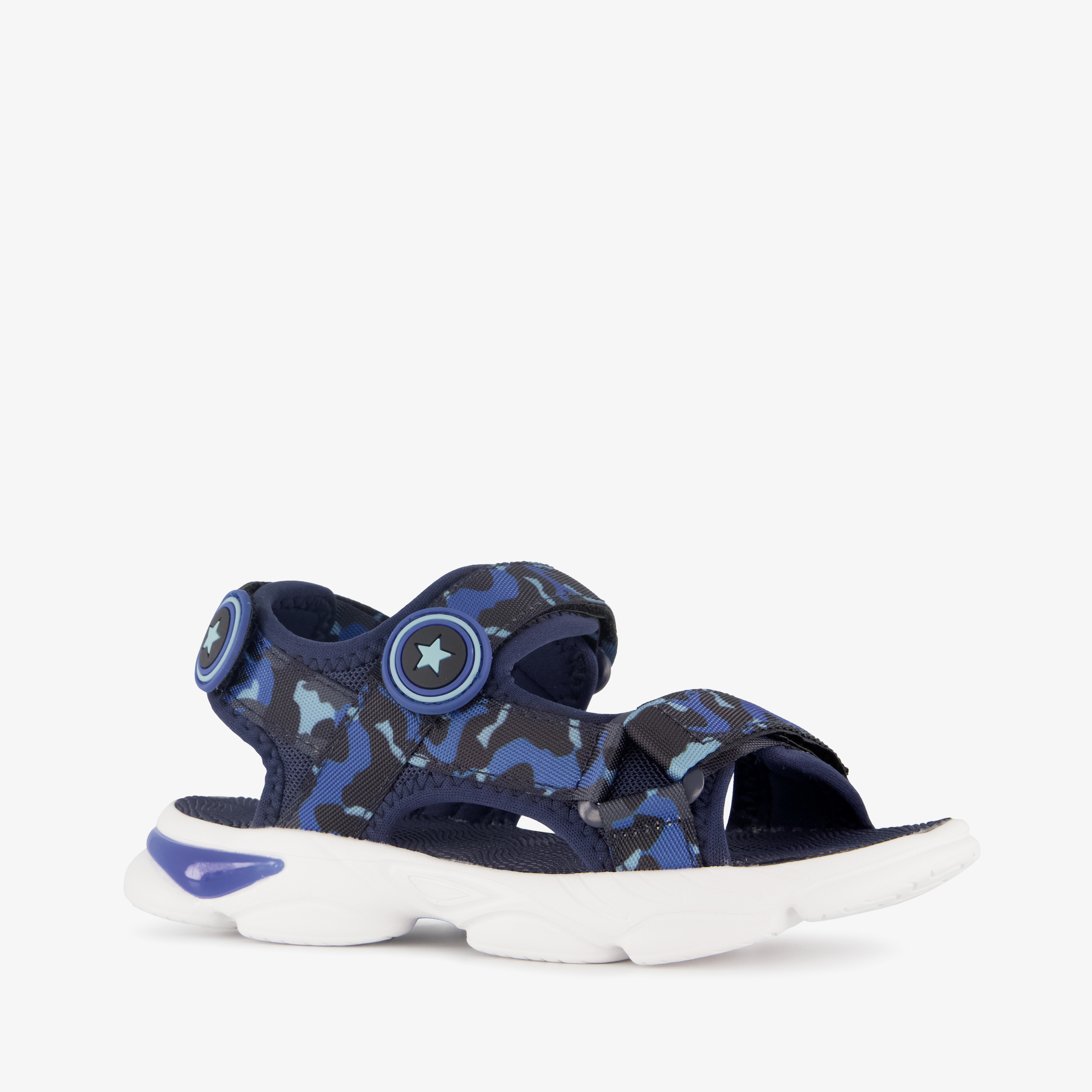 Blue Box jongens sandalen met lichtjes blauw