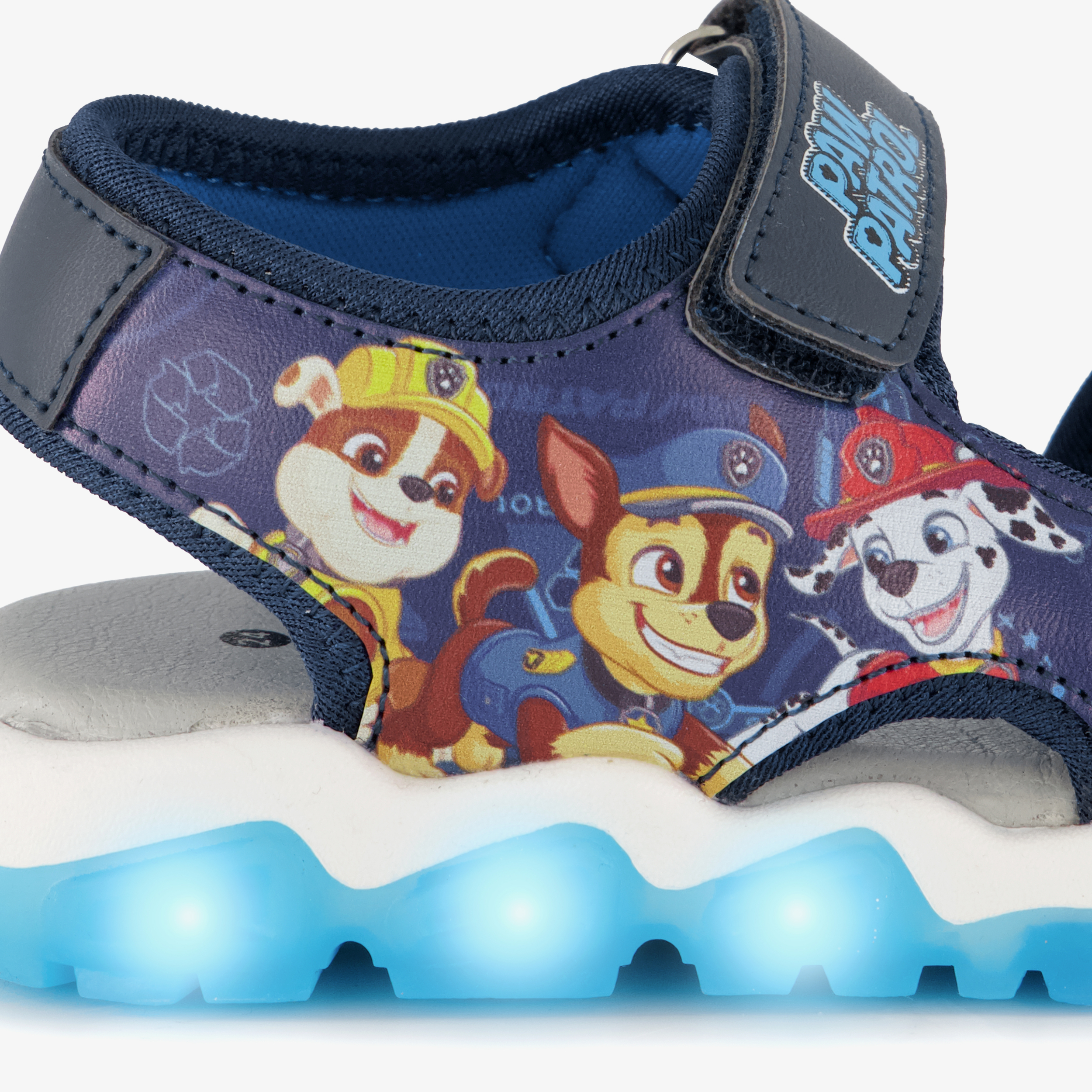 Paw Patrol jongens sandalen met lichtjes blauw – foto 5