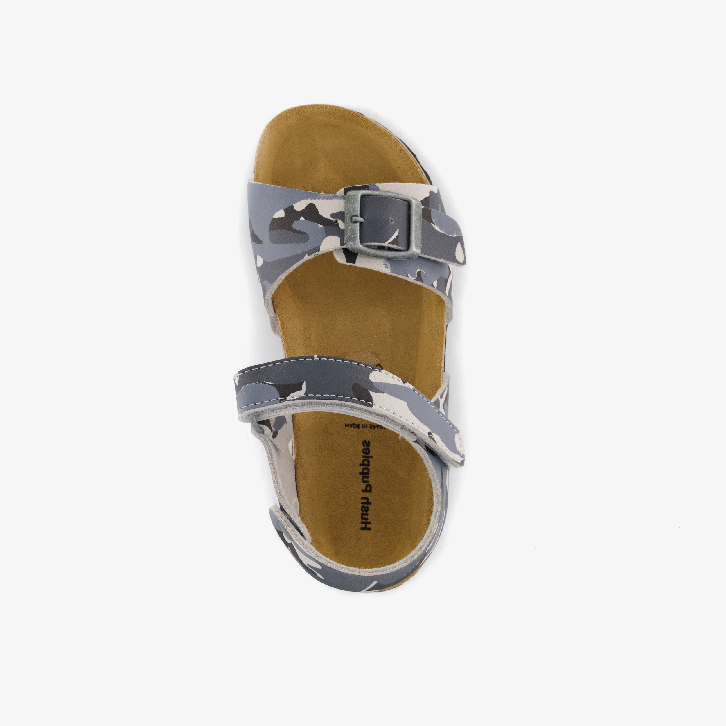 Hush Puppies jongens bio sandalen met camouflageprint grijs – foto 4