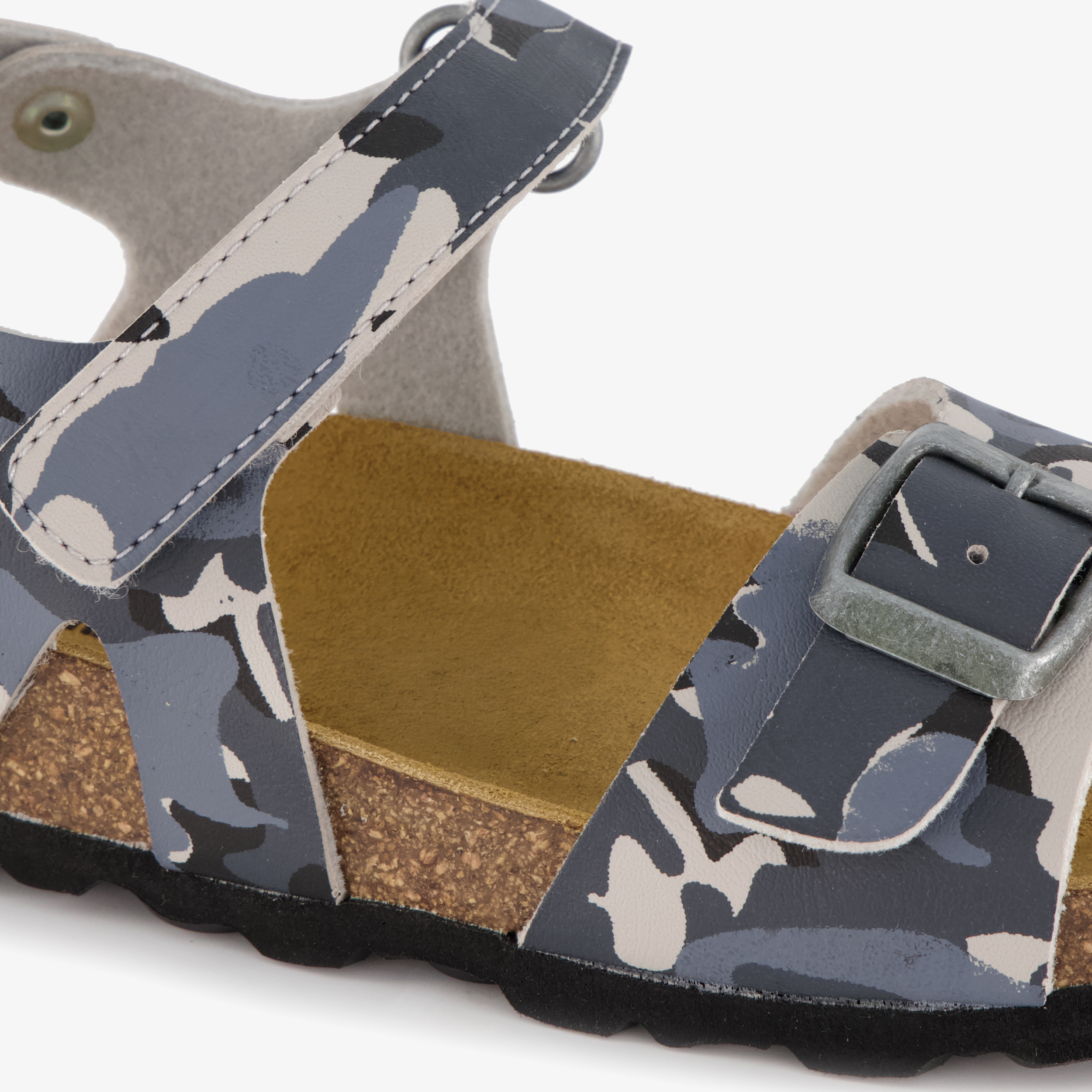 Hush Puppies jongens bio sandalen met camouflageprint grijs – foto 5