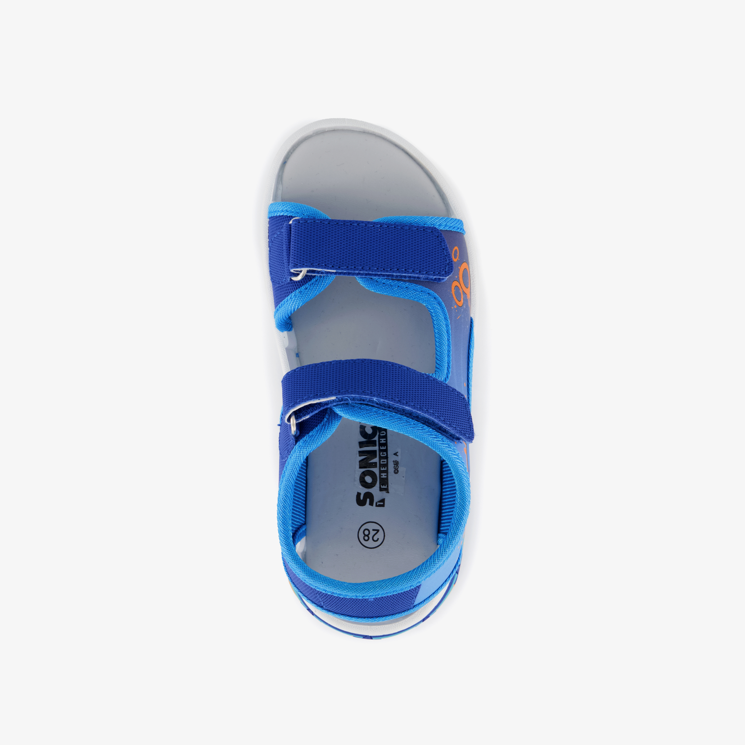 Sonic jongens sandalen met lichtjes blauw – foto 4