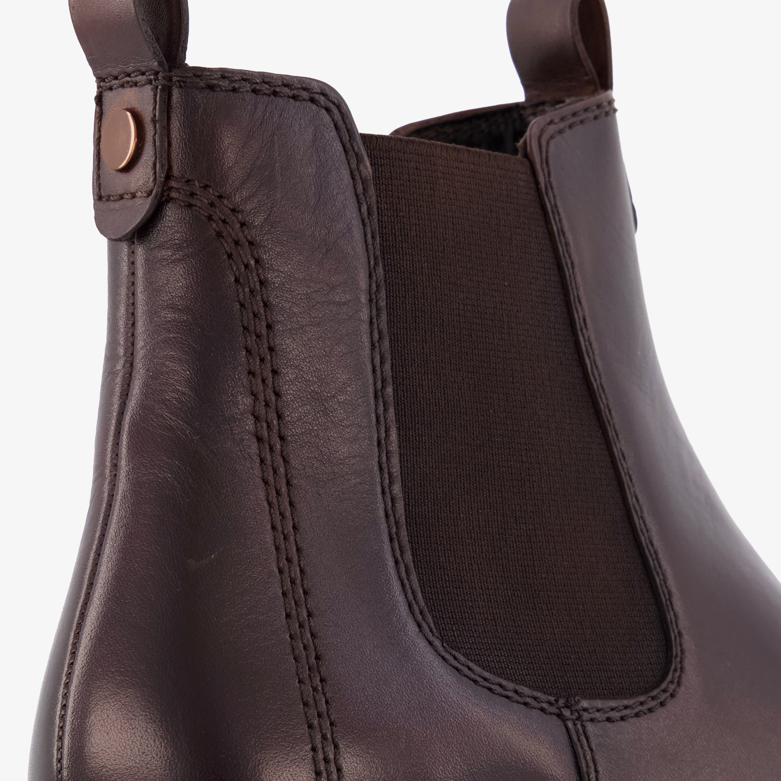Hush Puppies leren dames Chelsea boots bruin – foto 5