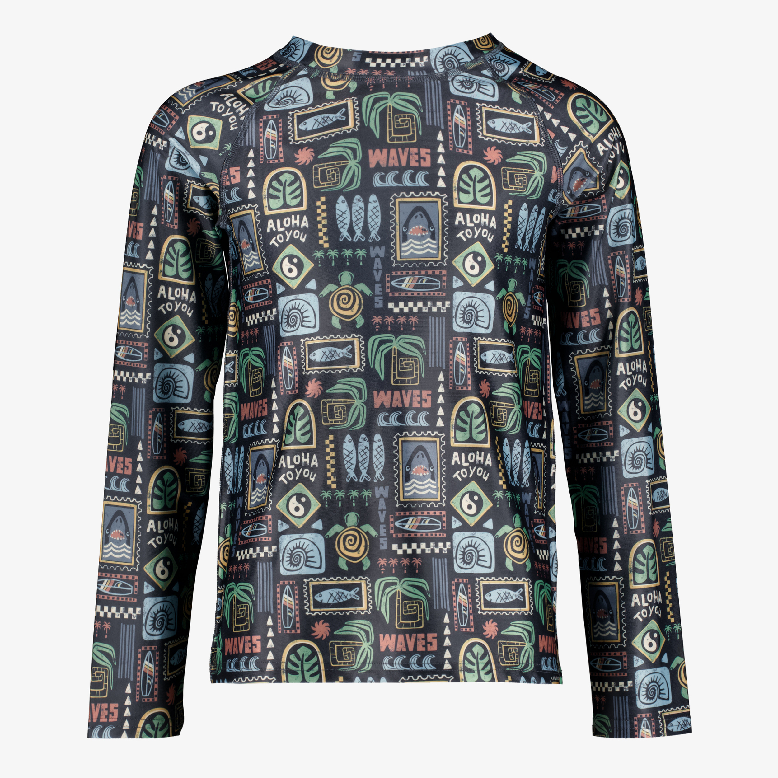 Osaga kinder UV zwemshirt met lange mouwen en print meisjes t-shirts & tops