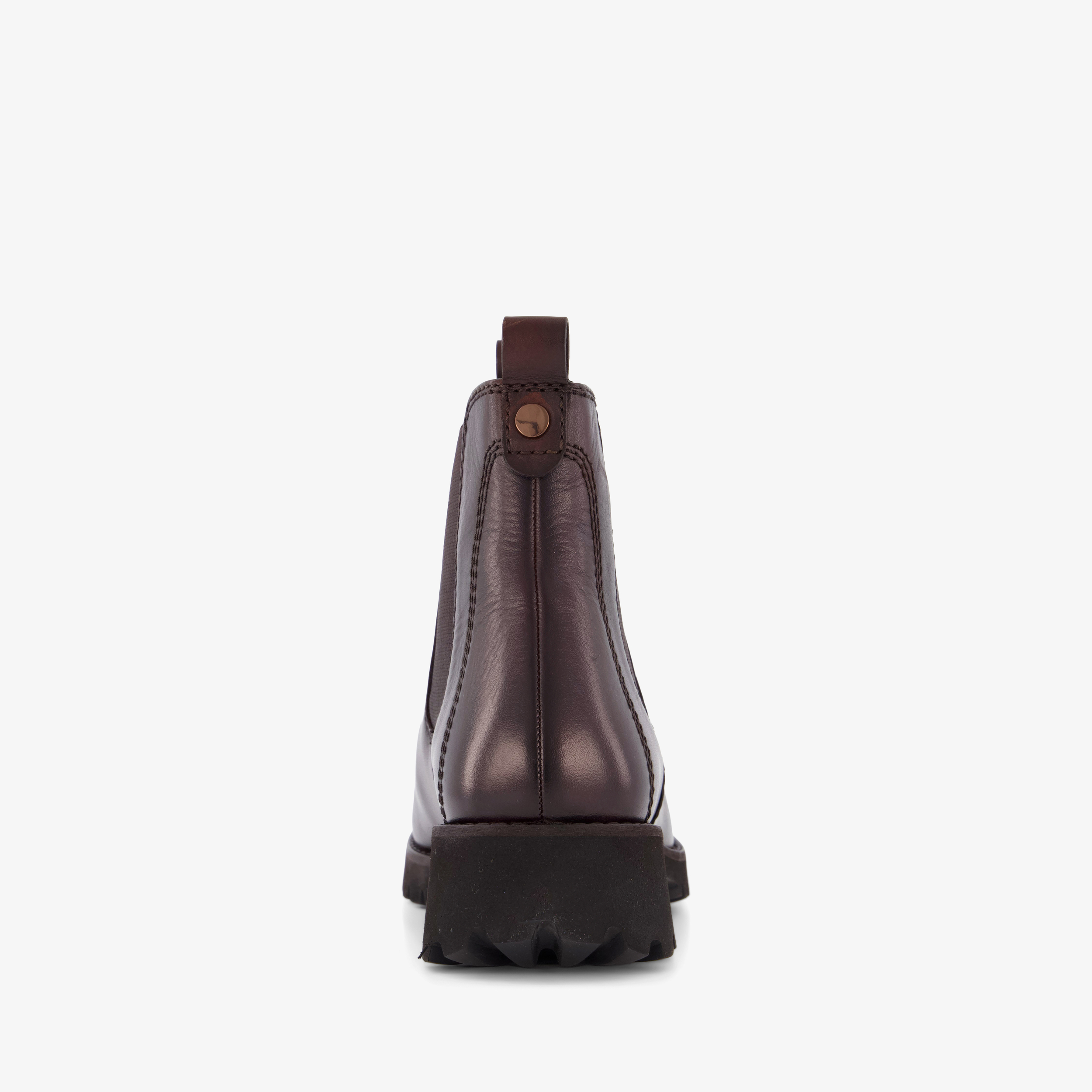 Hush Puppies leren dames Chelsea boots bruin – foto 2