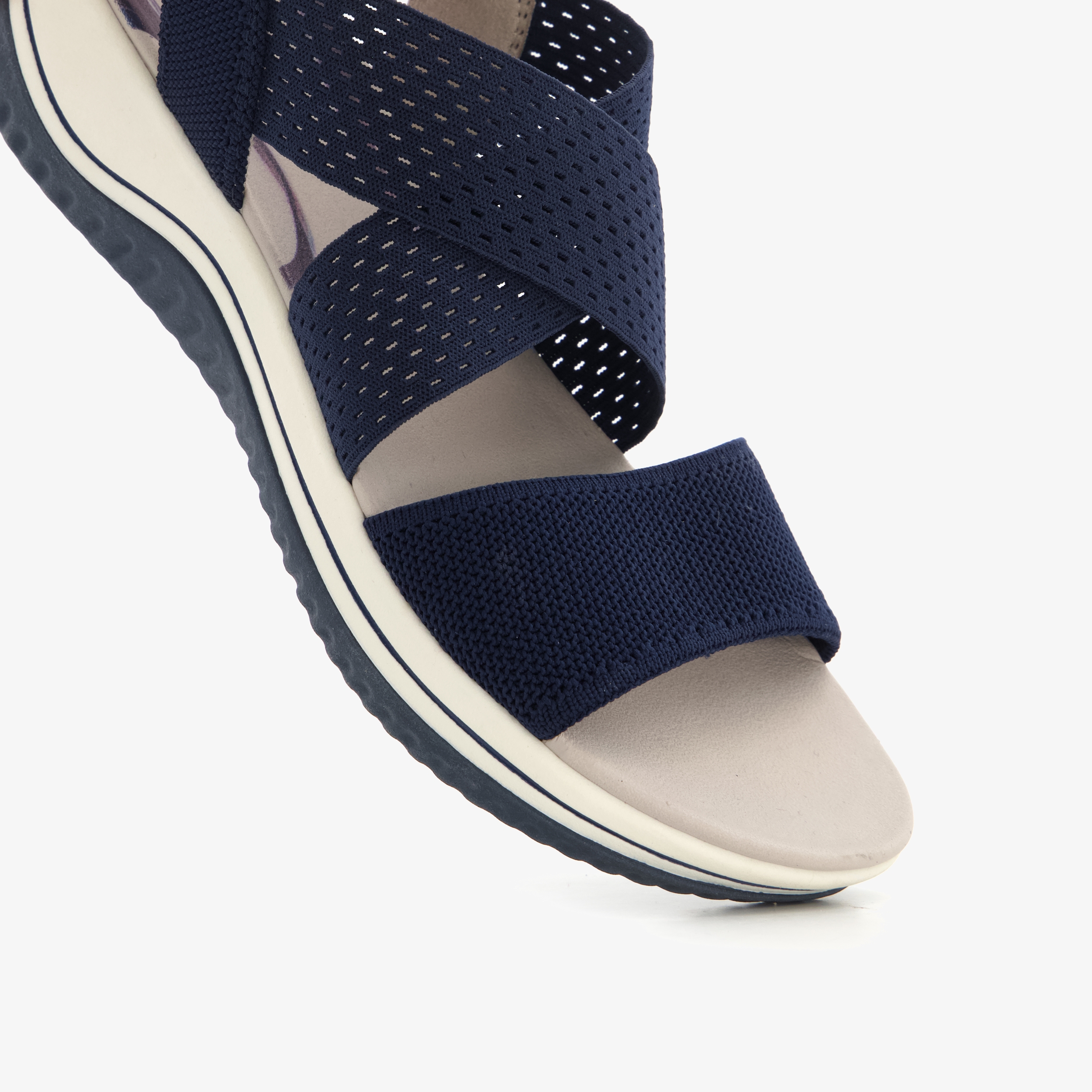 Softline dames sandalen met elastische bandjes