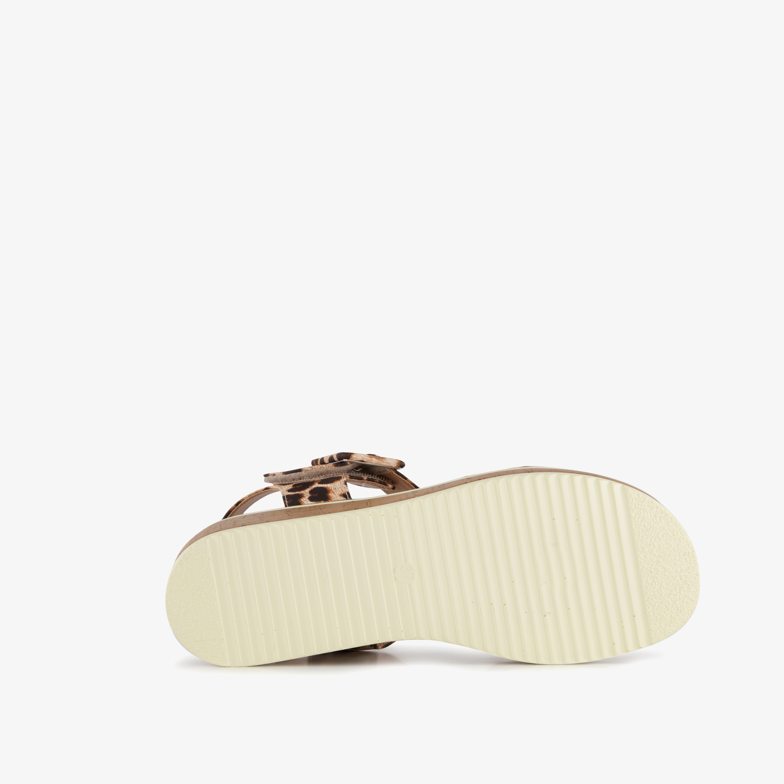 Natuform dames sandalen met panterprint beige bruin – foto 3