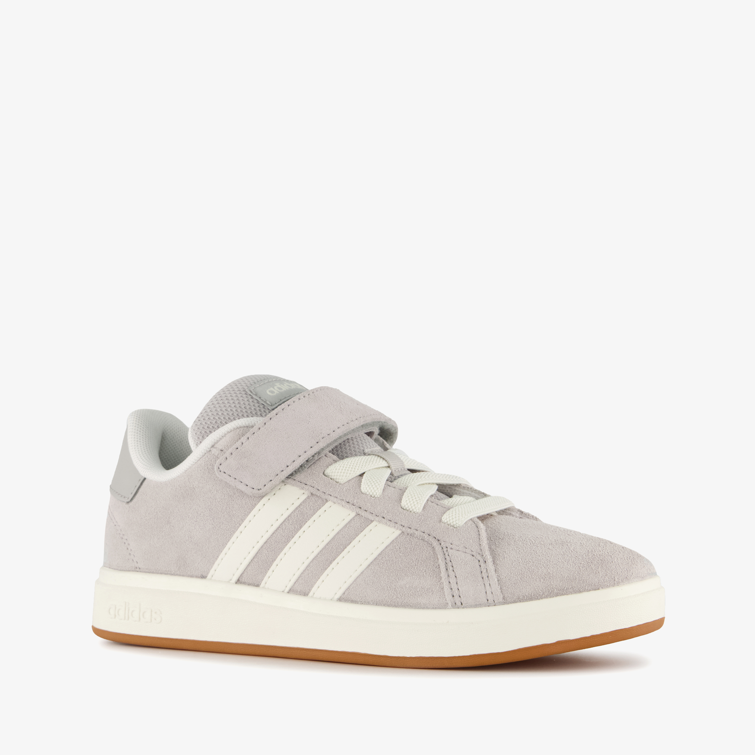Adidas Grand Court 00s suede kinder sneakers grijs