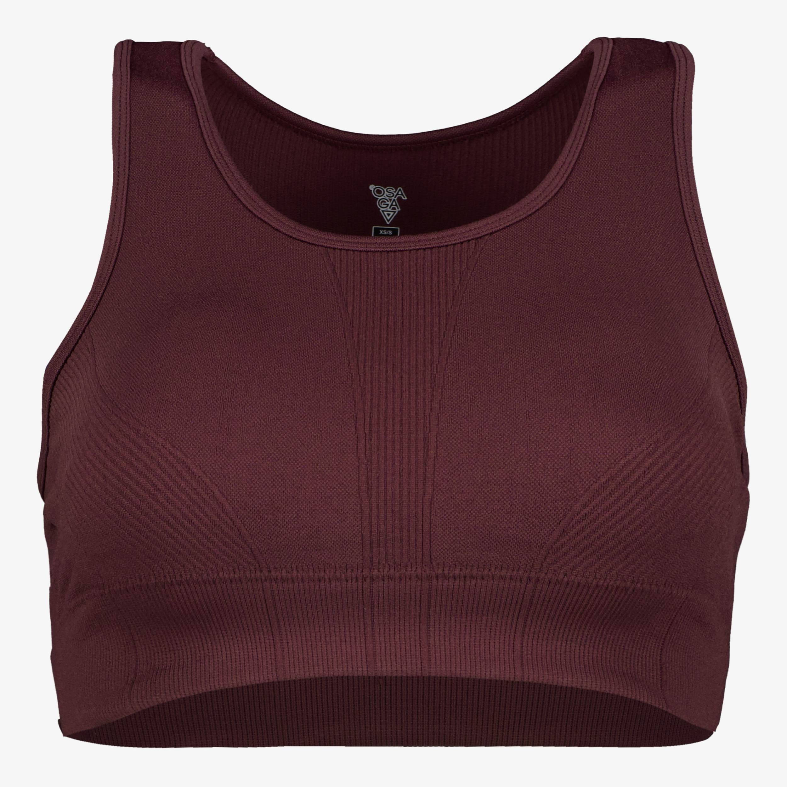 Osaga seamless dames yoga BH bordeauxrood nachtmode & ondergoed