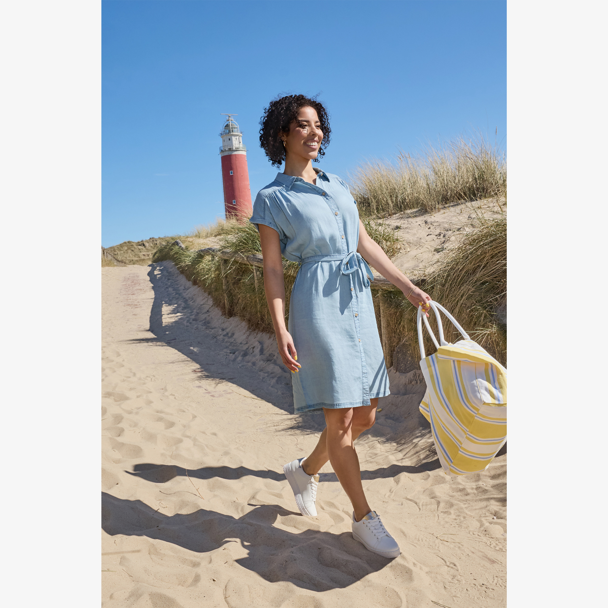 TwoDay denim dames jurk lichtblauw jurken & rokken – foto 3