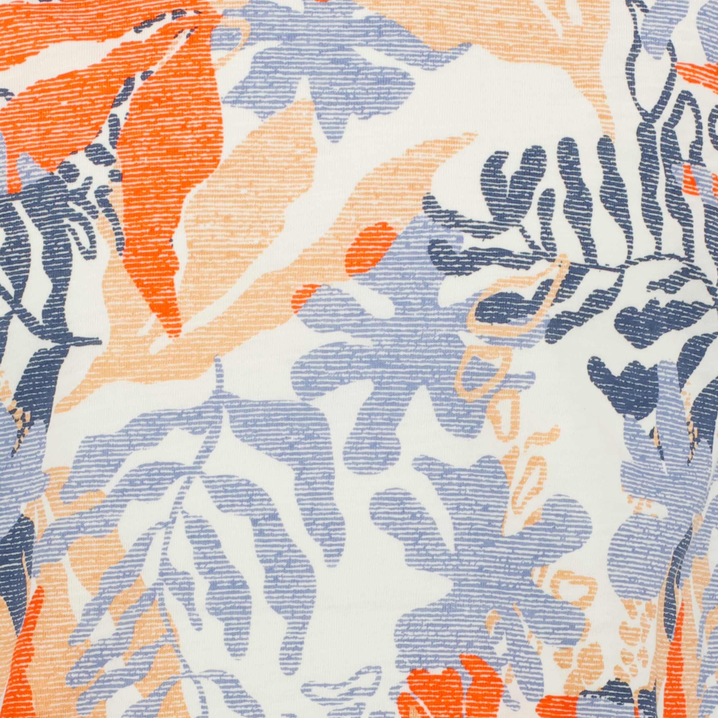 Unsigned jongens T-shirt met bloemenprint oranje blauw t-shirts & tops – foto 2