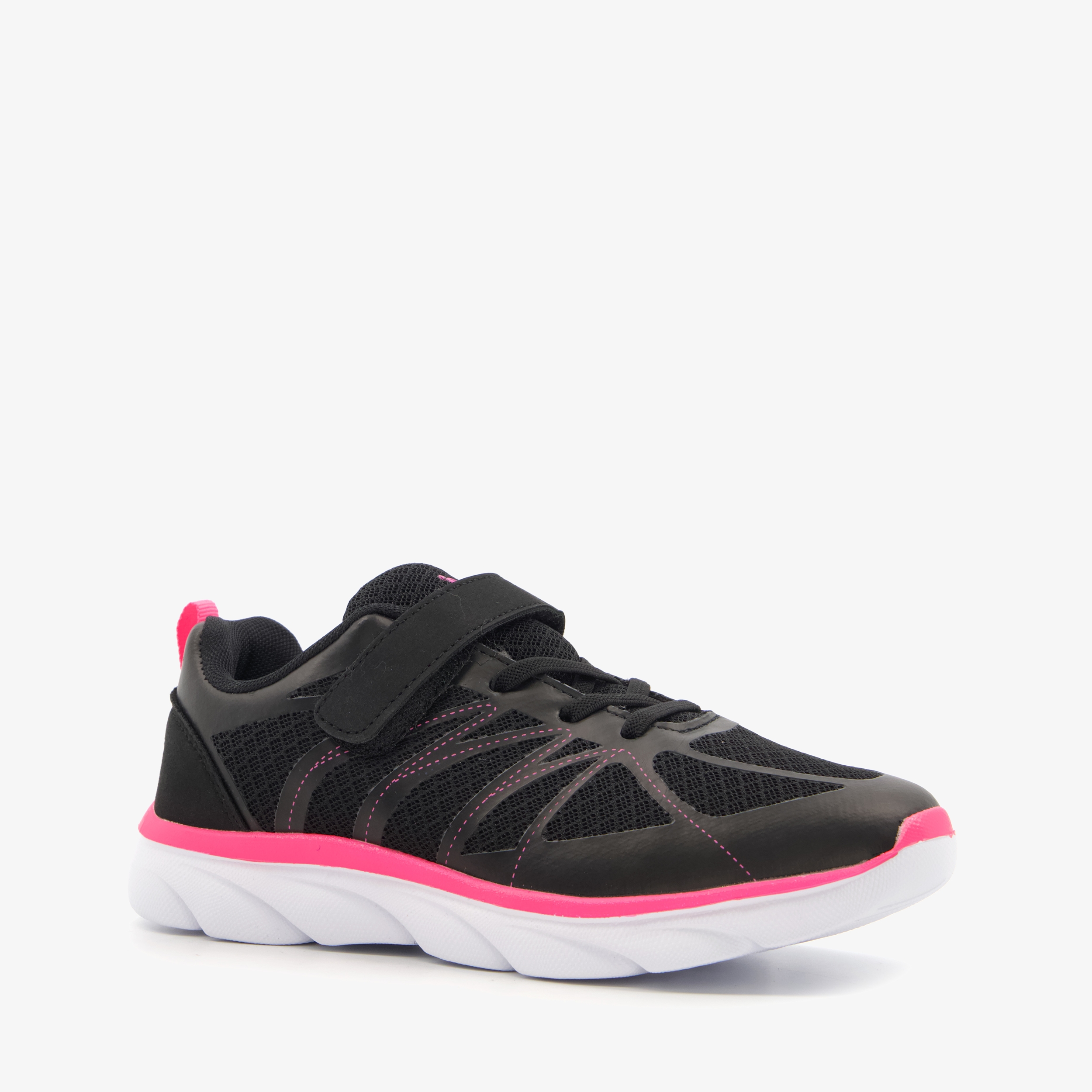 Osaga Sharp meisjes hardloopschoenen zwart roze