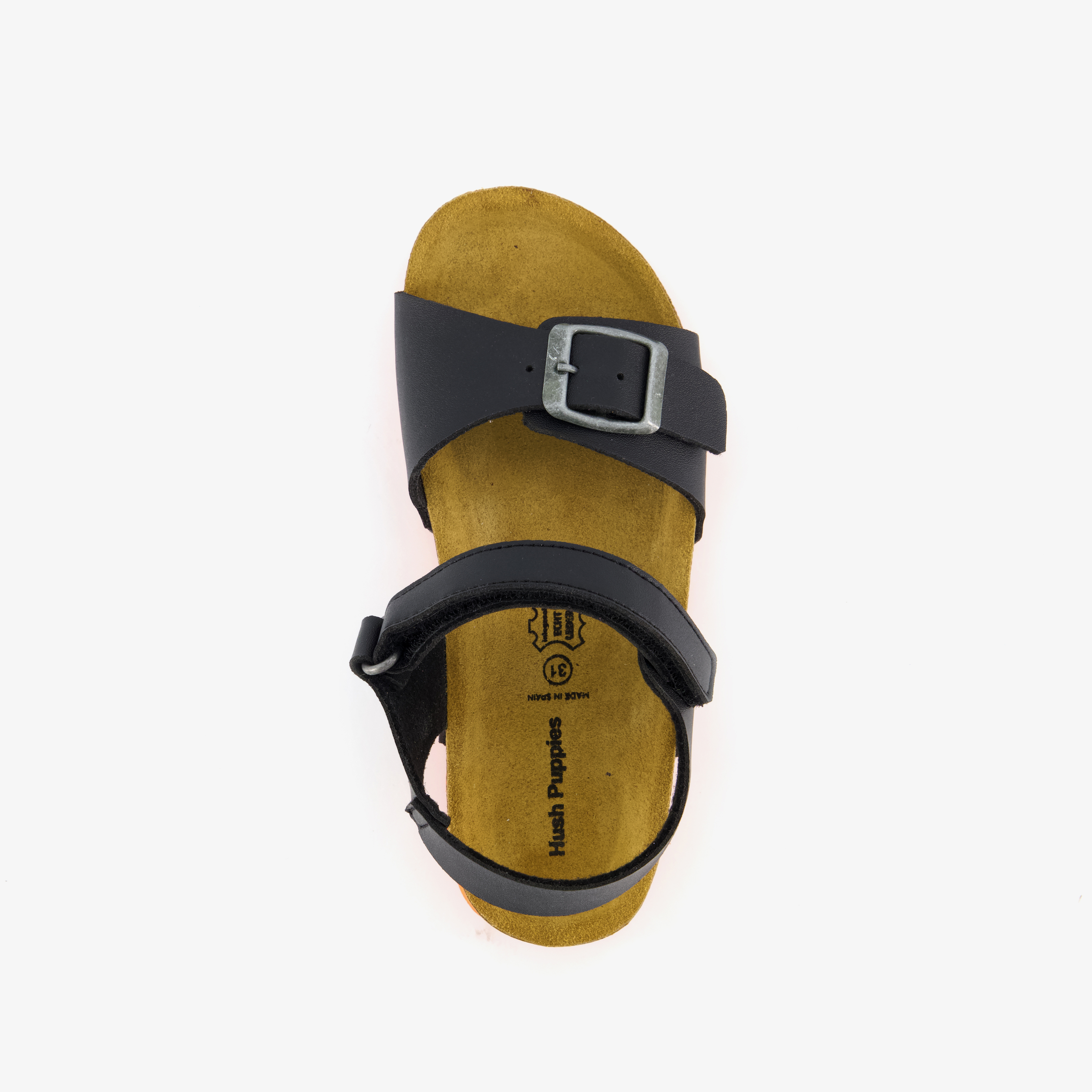 Hush Puppies jongens bio sandalen zwart oranje – foto 4
