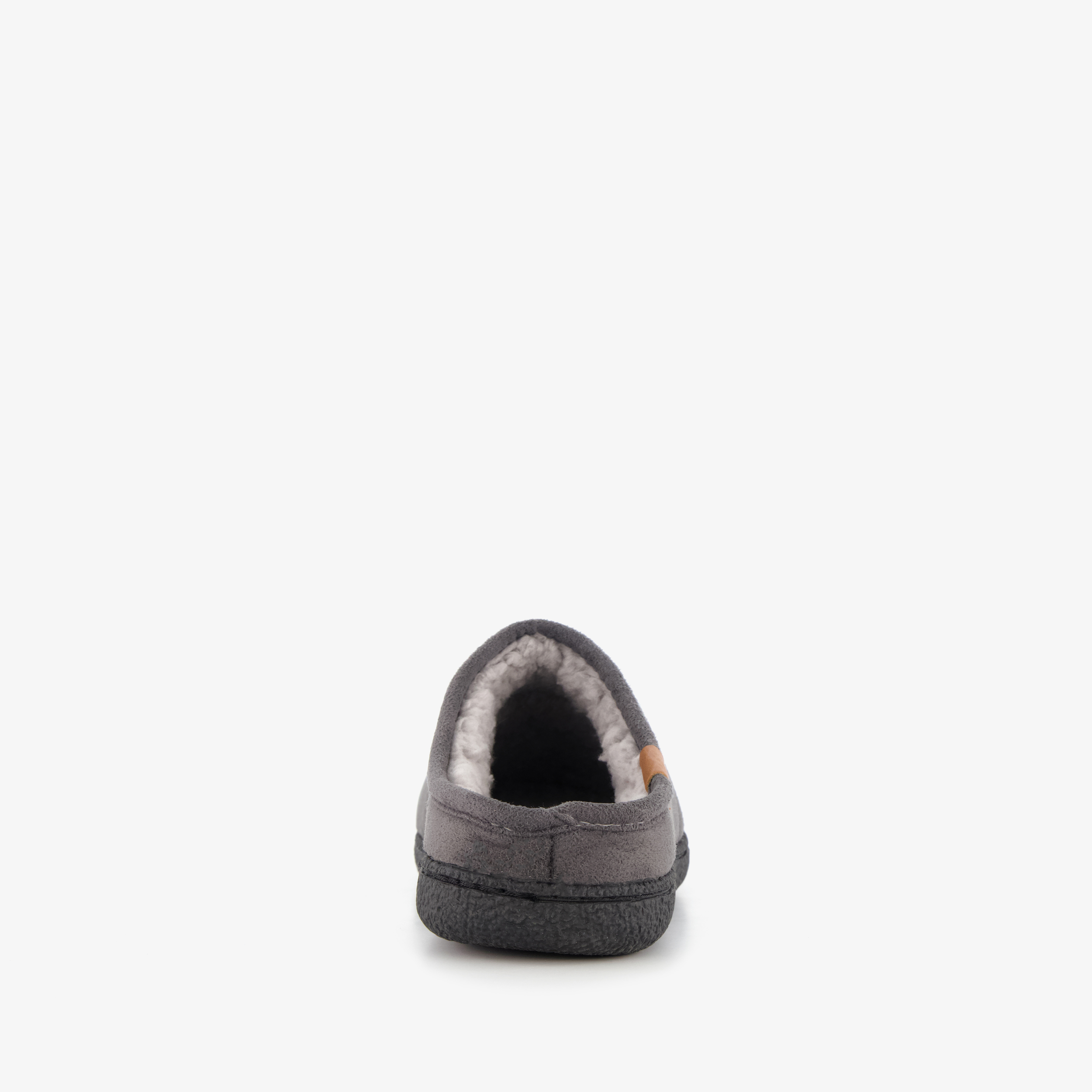 Thu!s heren instap pantoffels met teddy voering grijs slippers – foto 2