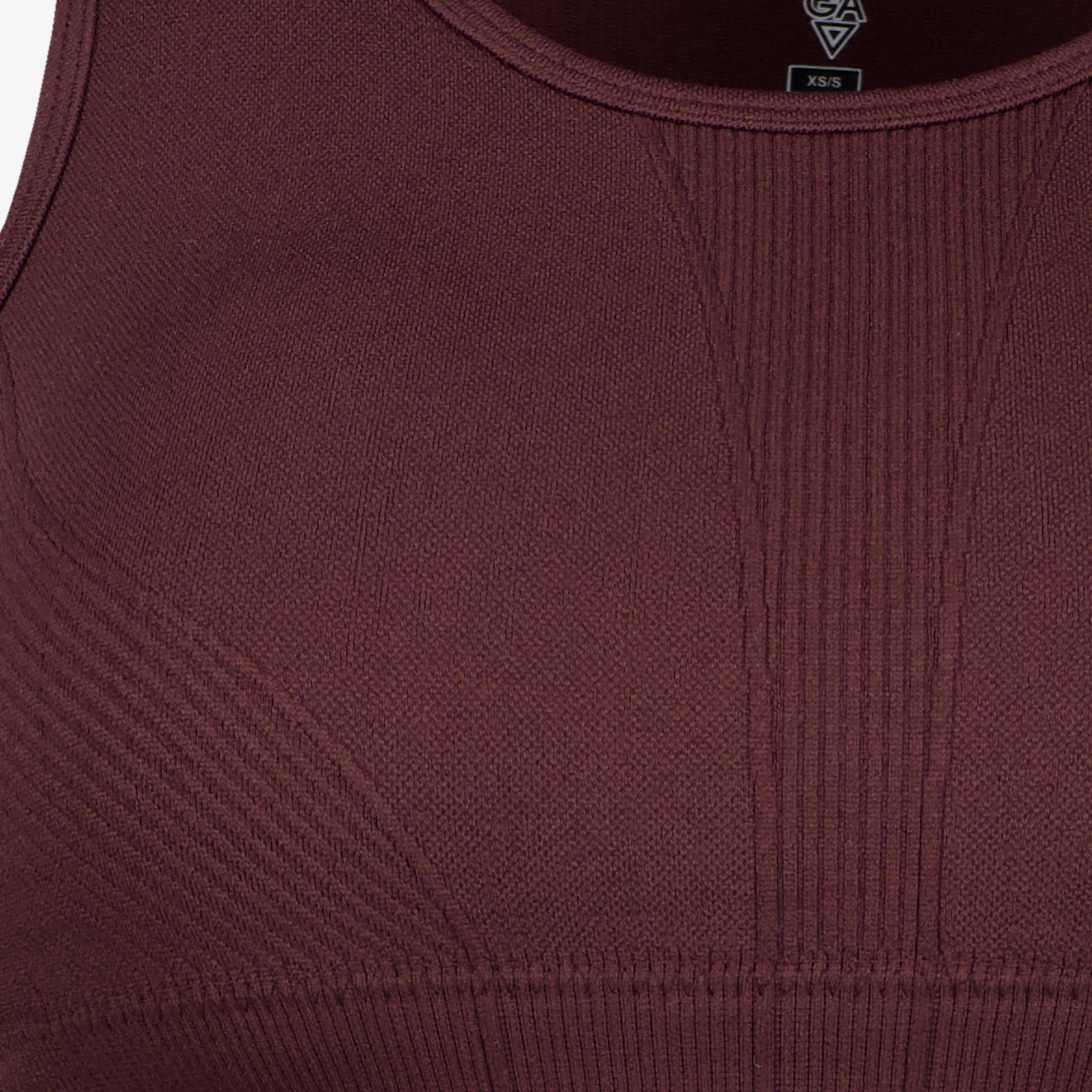 Osaga seamless dames yoga BH bordeauxrood nachtmode & ondergoed – foto 2