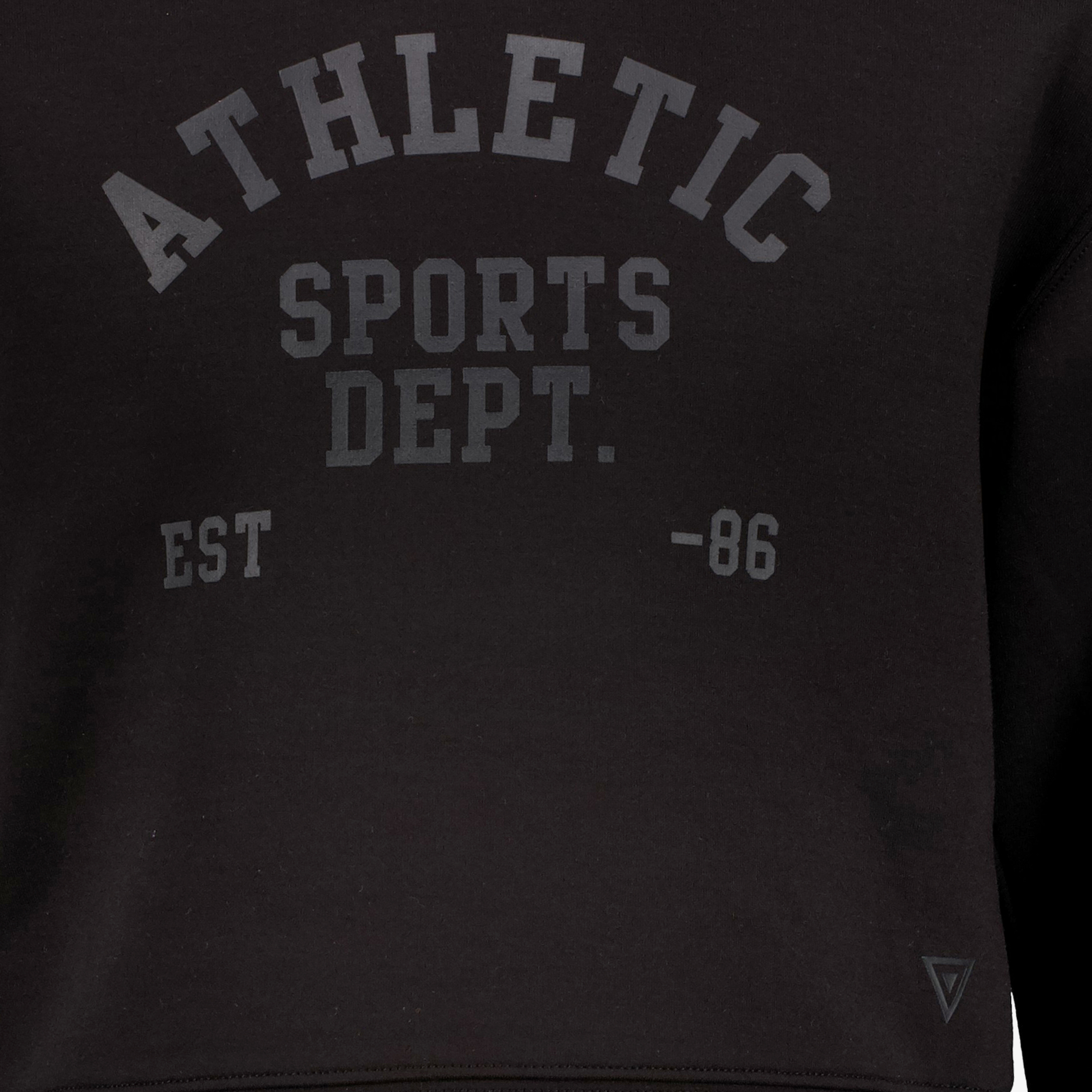 Osaga cropped meisjes sport hoodie zwart truien & vesten – foto 2