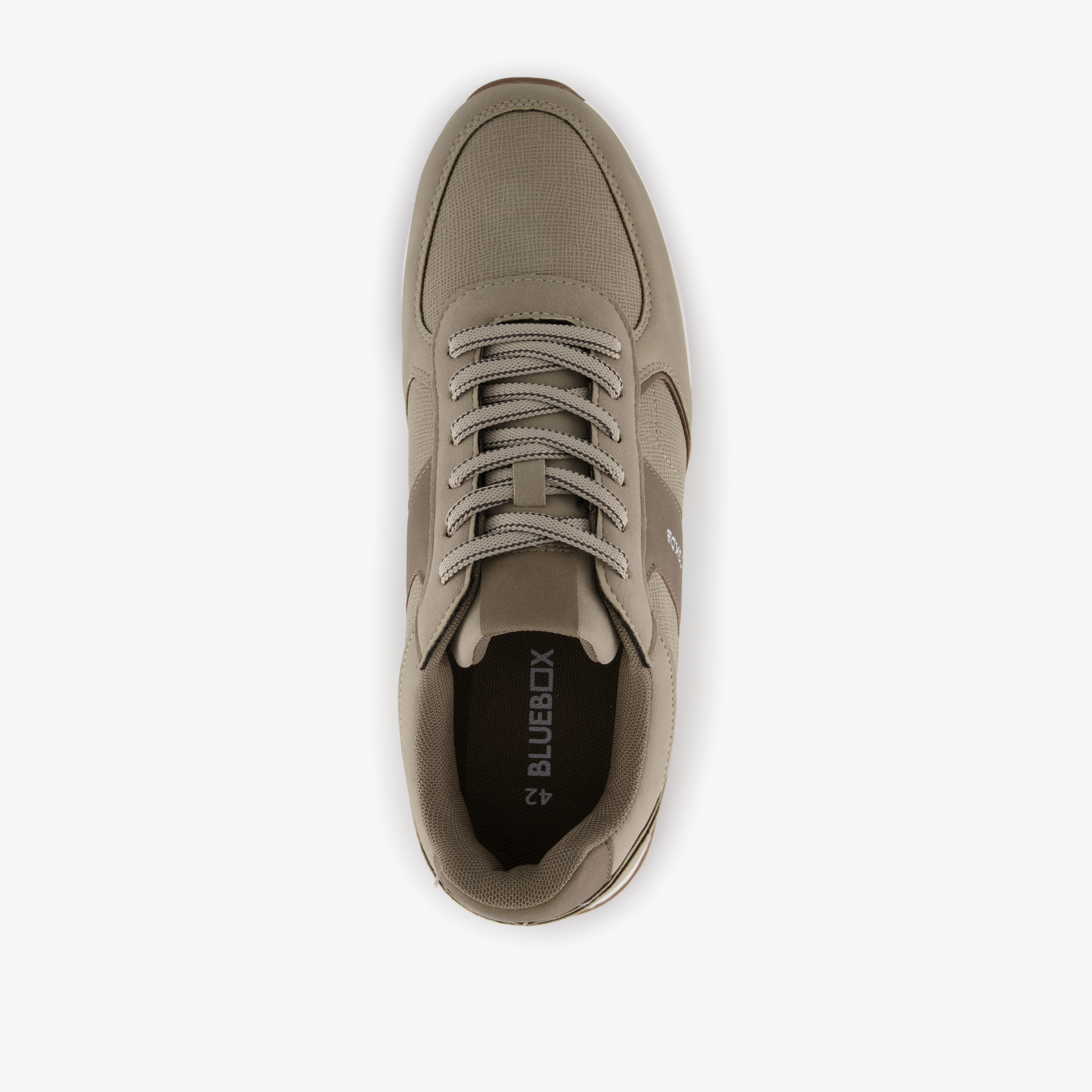 Blue Box heren sneakers beige bruin – foto 4
