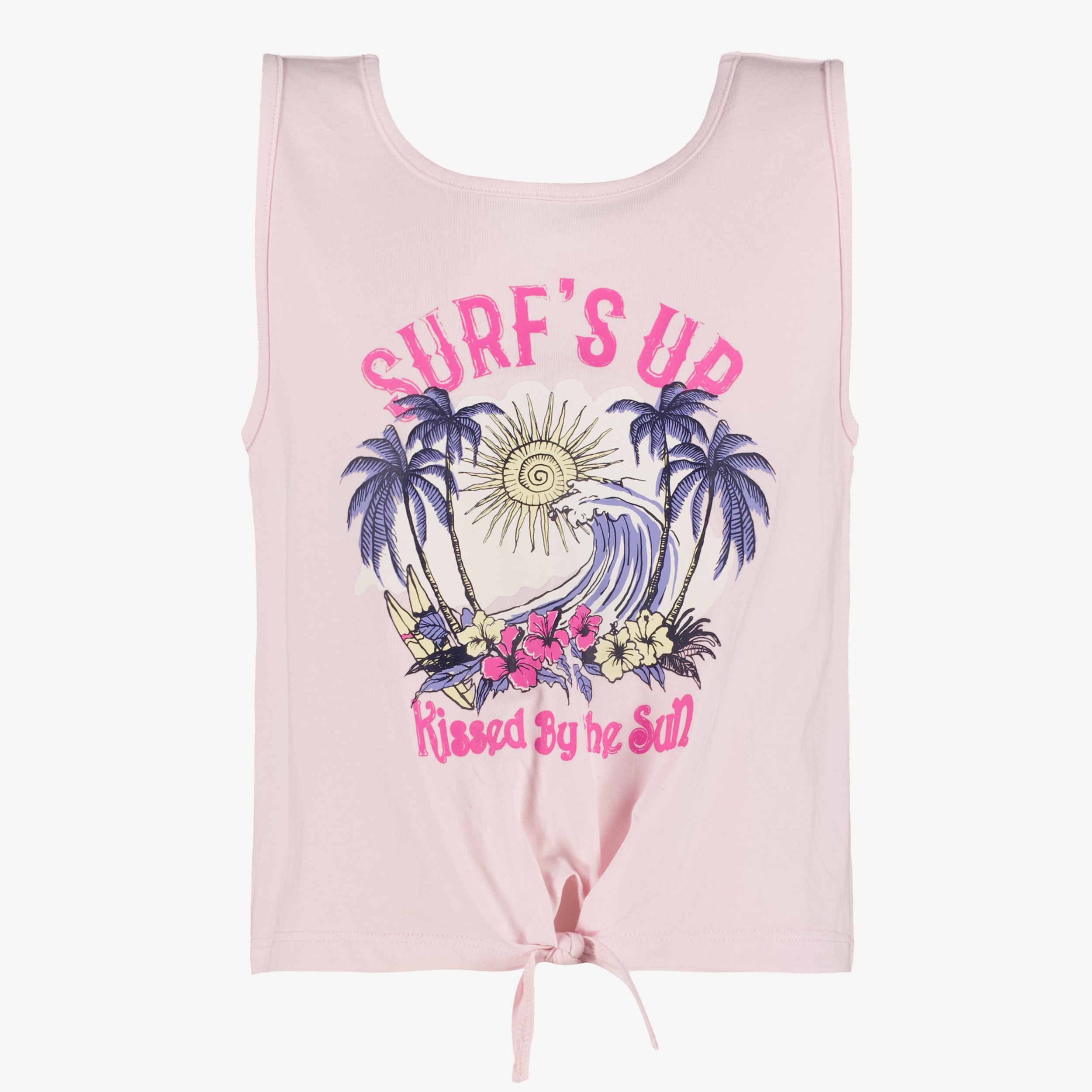 Name It cropped meisjes top met opdruk roze Name It cropped meisjes top met opdruk roze