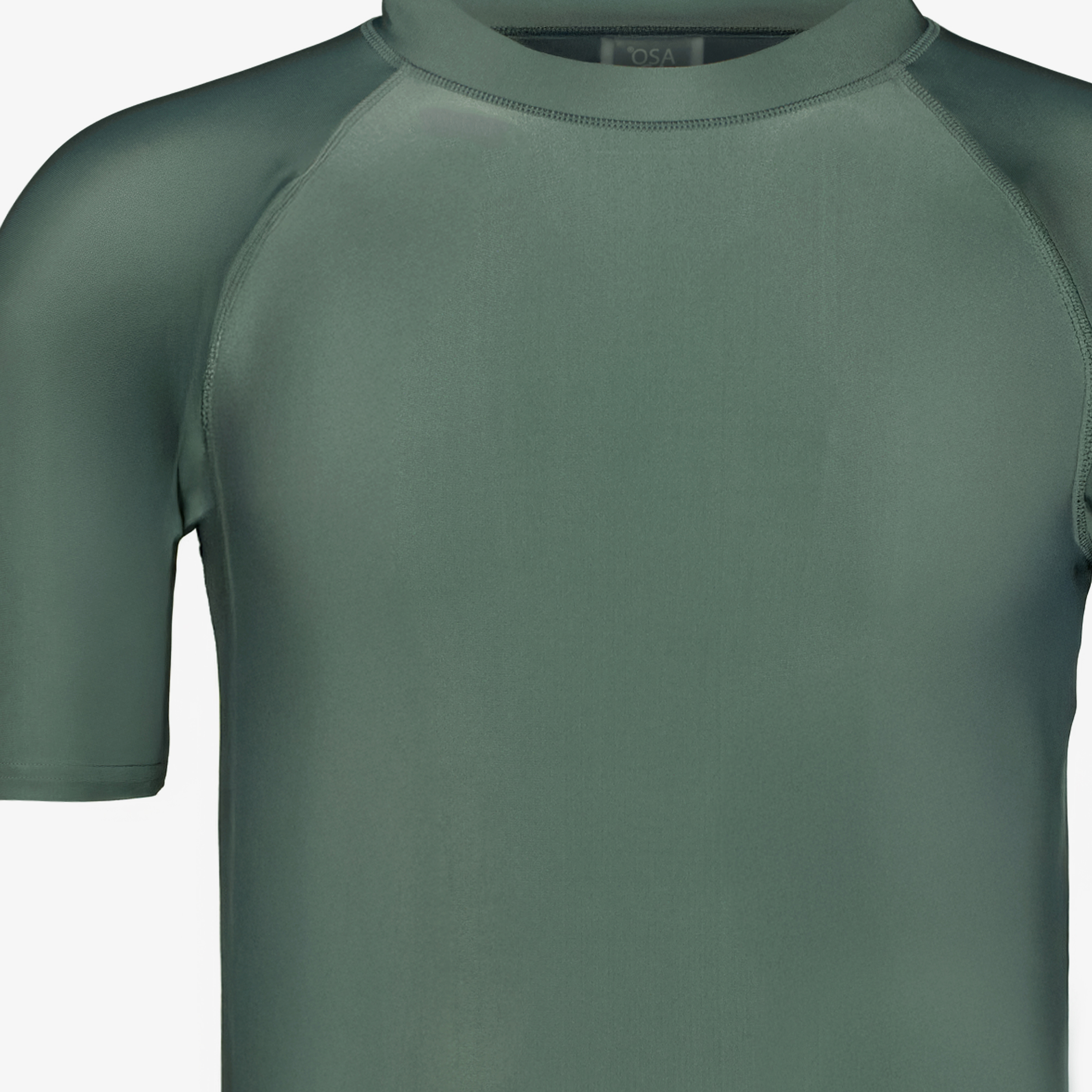 Osaga heren UV zwemshirt met korte mouwen groen t-shirts & tops – foto 2